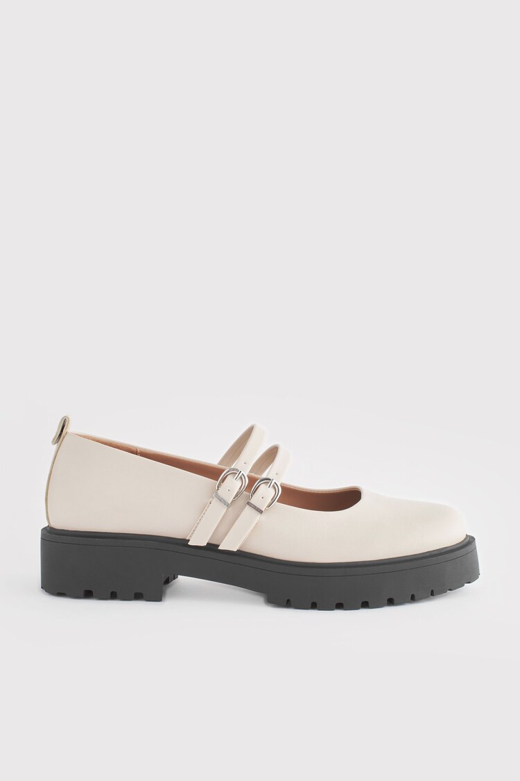 Bone White Forever Comfort® Chunky Mary Jane Shoes - Image 1 of 1