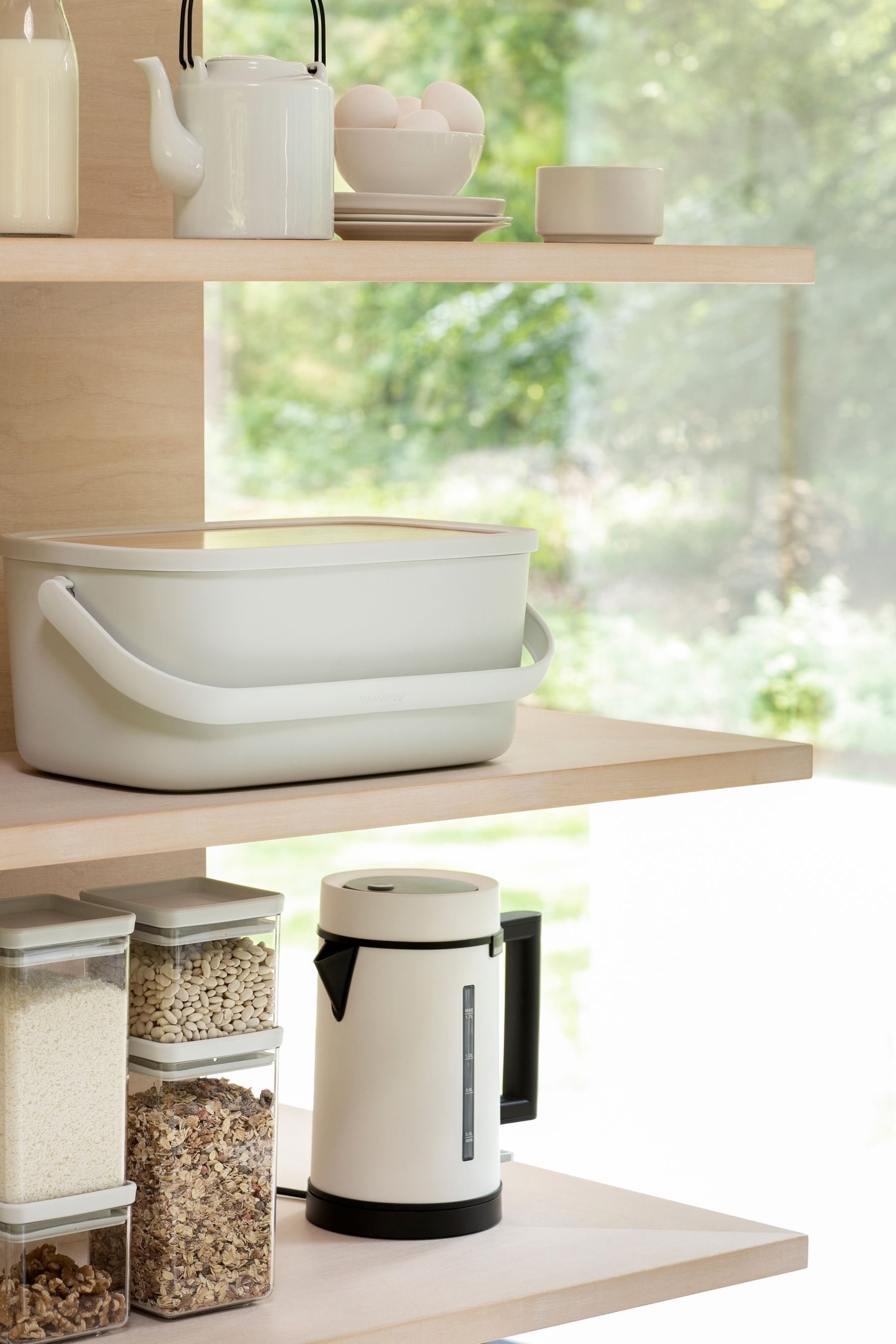 Buy Brabantia Light Grey Nic Bread Bin from the Next UK online shop