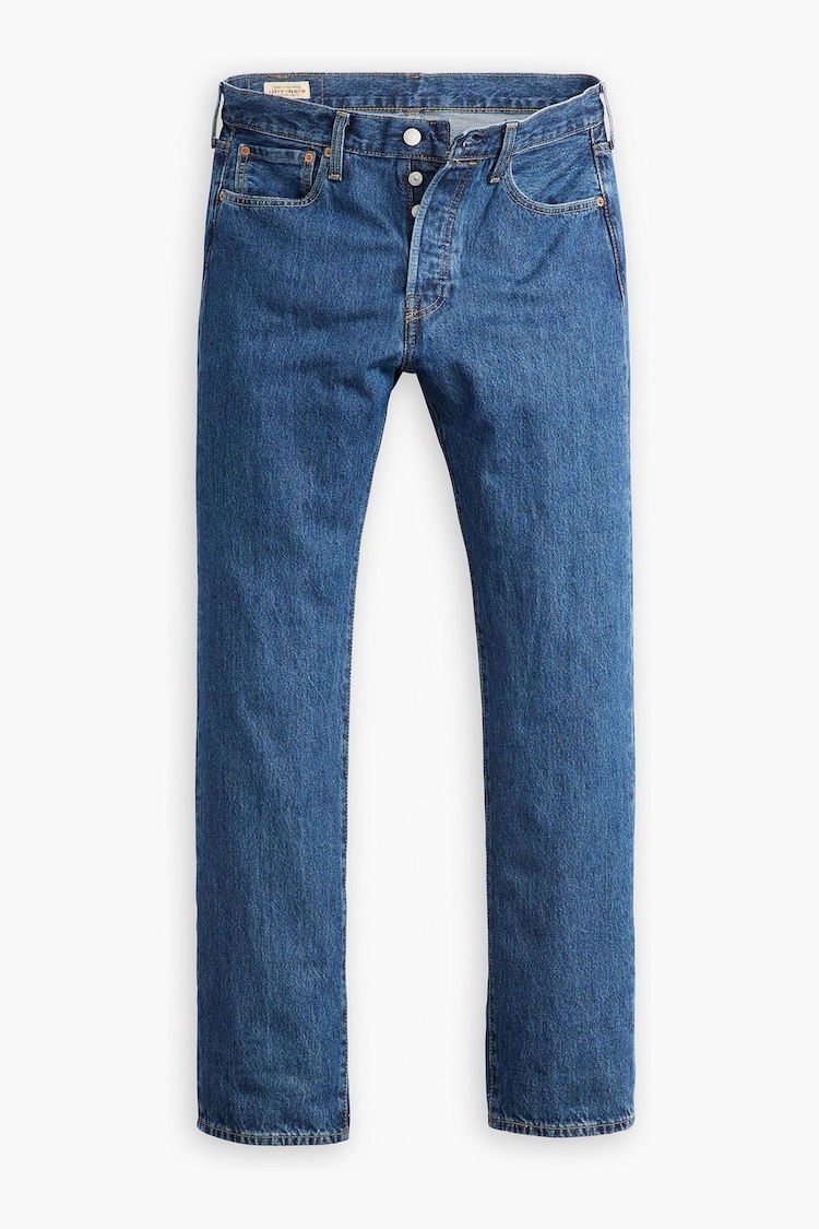 Синий с принтом - Levi's® 501® Оригинальные джинсы - Image 1 of 1