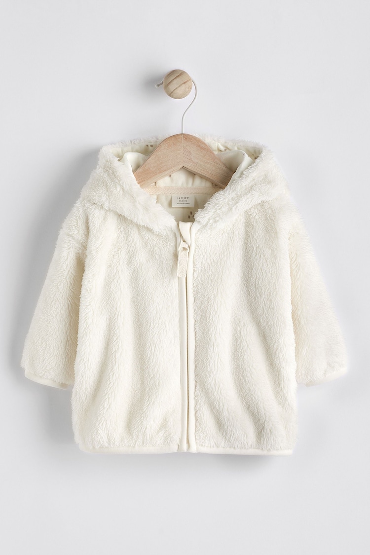 Ecru Baby Cosy Fleece Jacket (0mths-2yrs) - Image 1 of 1