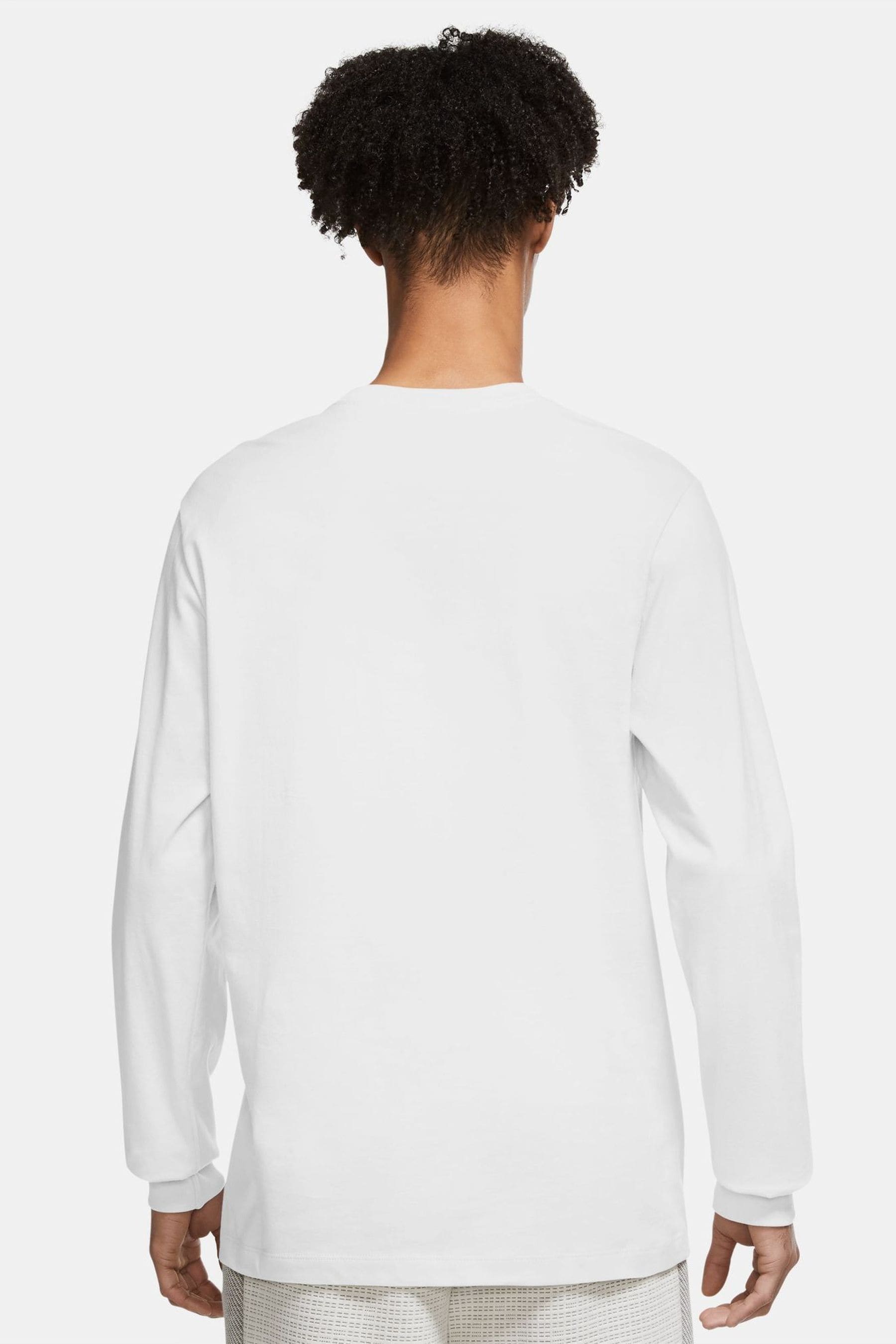 Buy Nike White Club Long Sleeve T-Shirt from the Next UK online shop