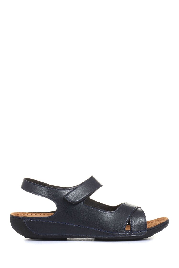 Pavers Blue Ladies Touch Fasten Sandals - Image 1 of 1