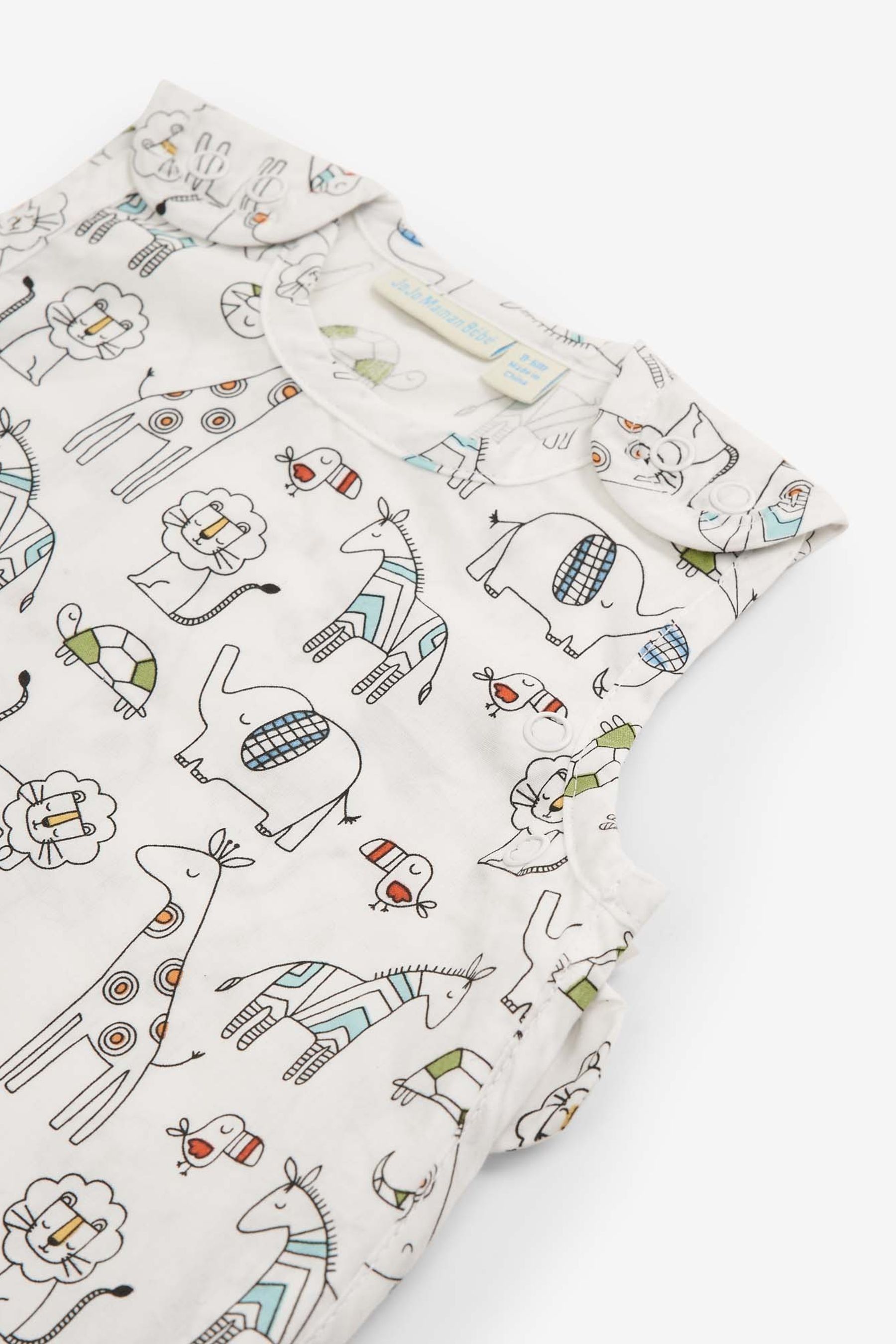 Buy JoJo Maman Bébé White Safari Print 1 Tog Baby Sheet Sleeping Bag