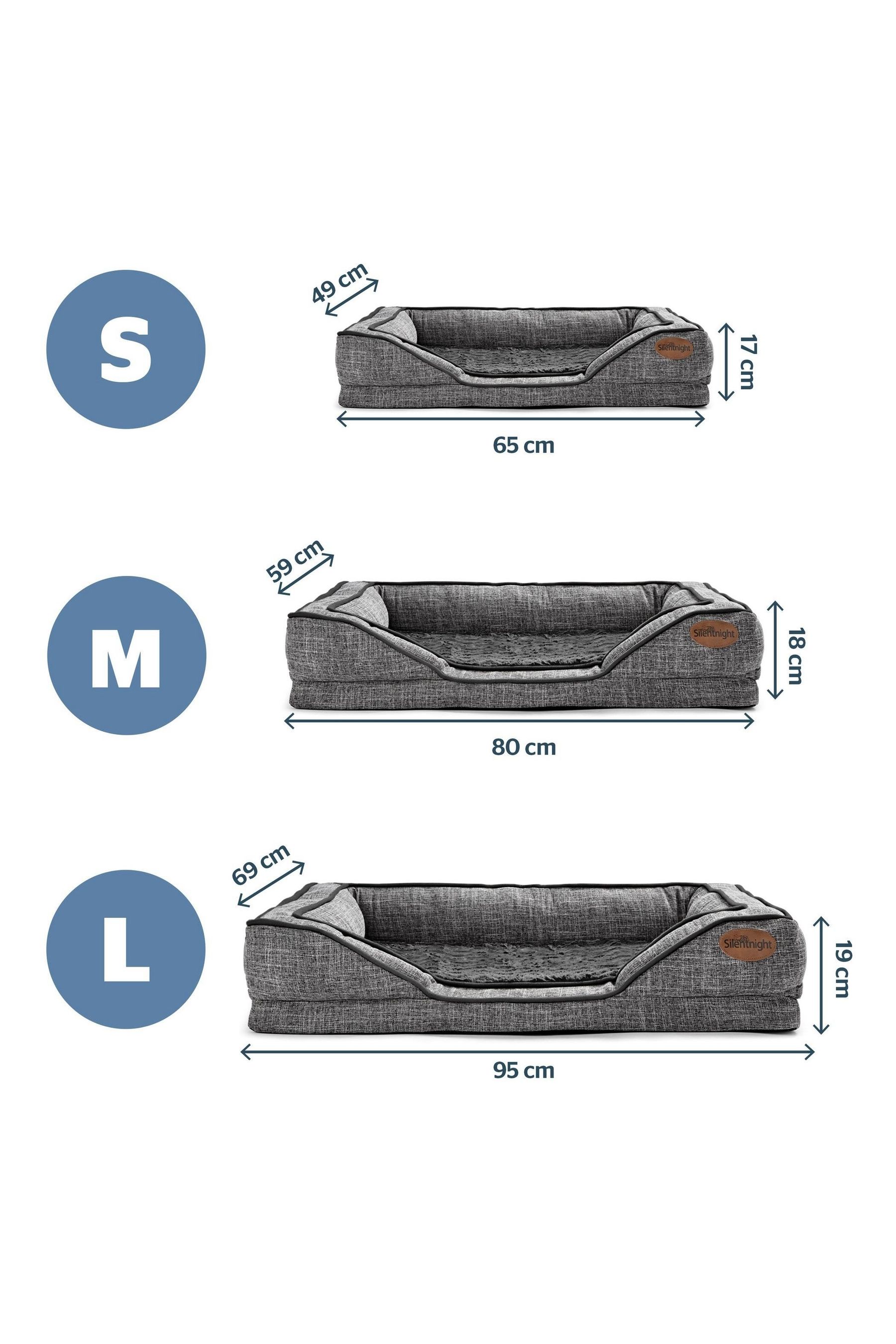 Buy Silentnight Grey Luxury Orthopaedic Support Pet Bed from the Next UK online shop