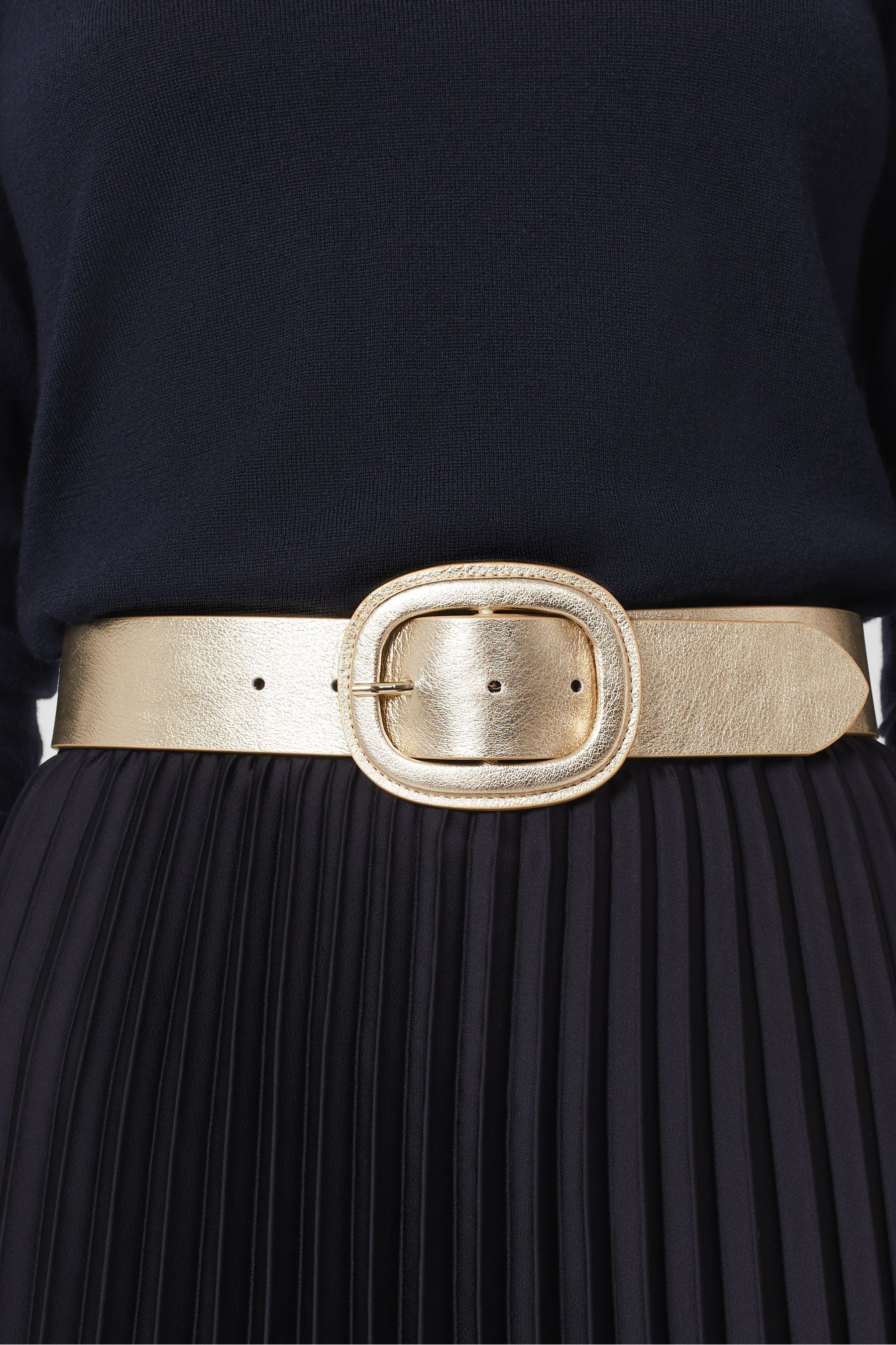 Buy Hobbs Gold Abbie Belt from the Next UK online shop