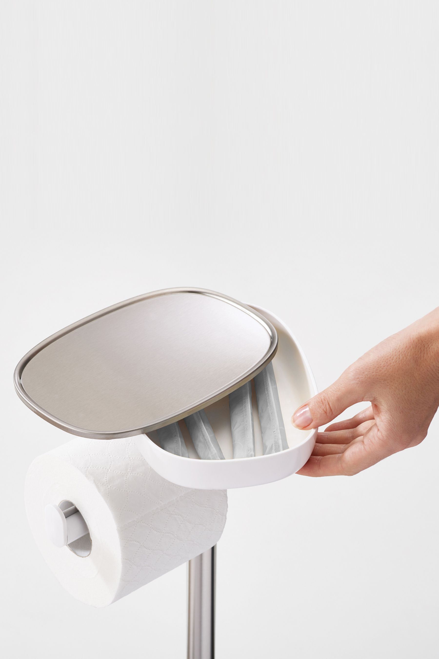 Buy Joseph Joseph Silver EasyStore Butler Standing Toilet Paper Holder