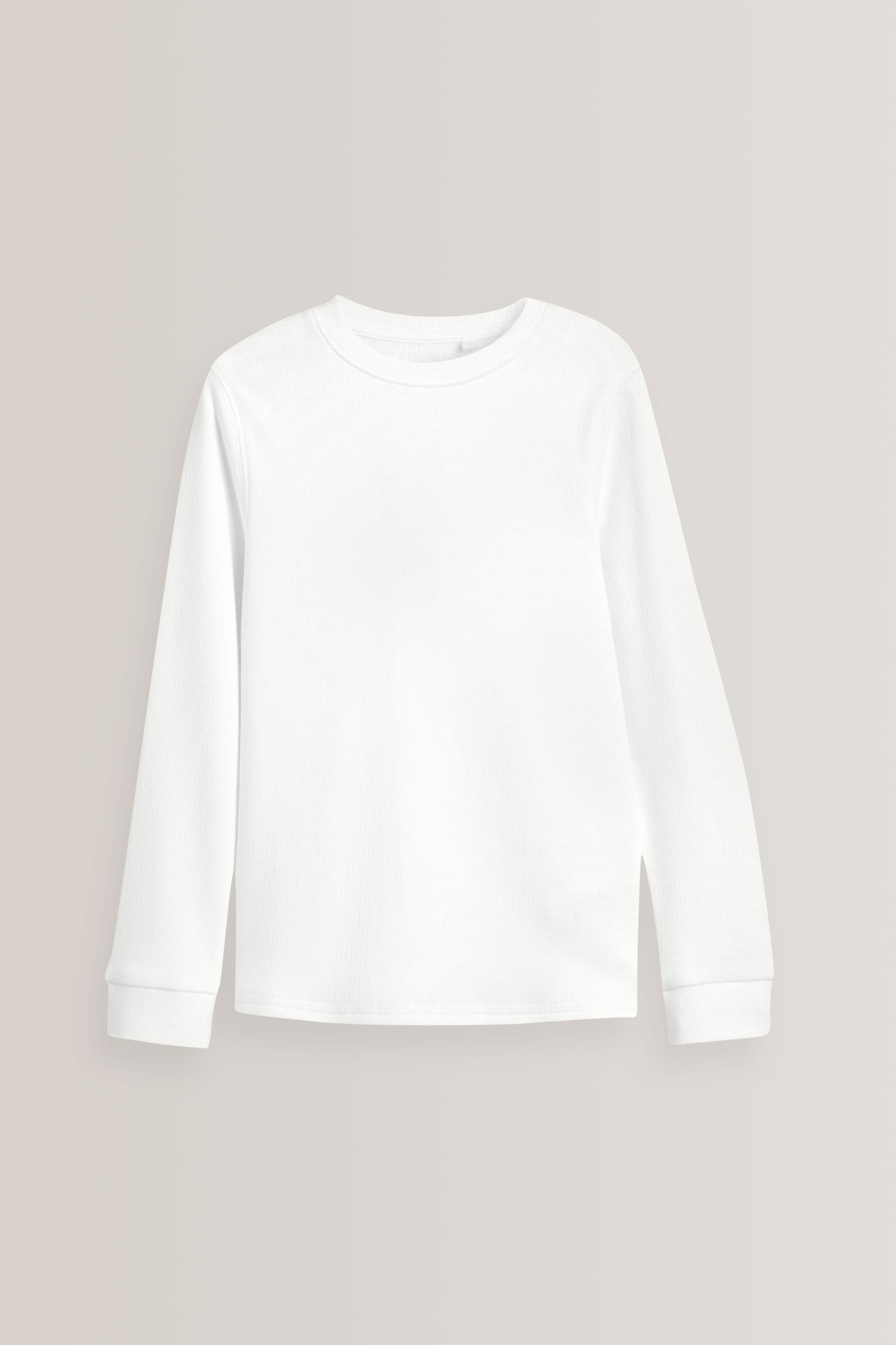 Buy White Long Sleeve Thermal Tops 2 Pack (216yrs) from Next United