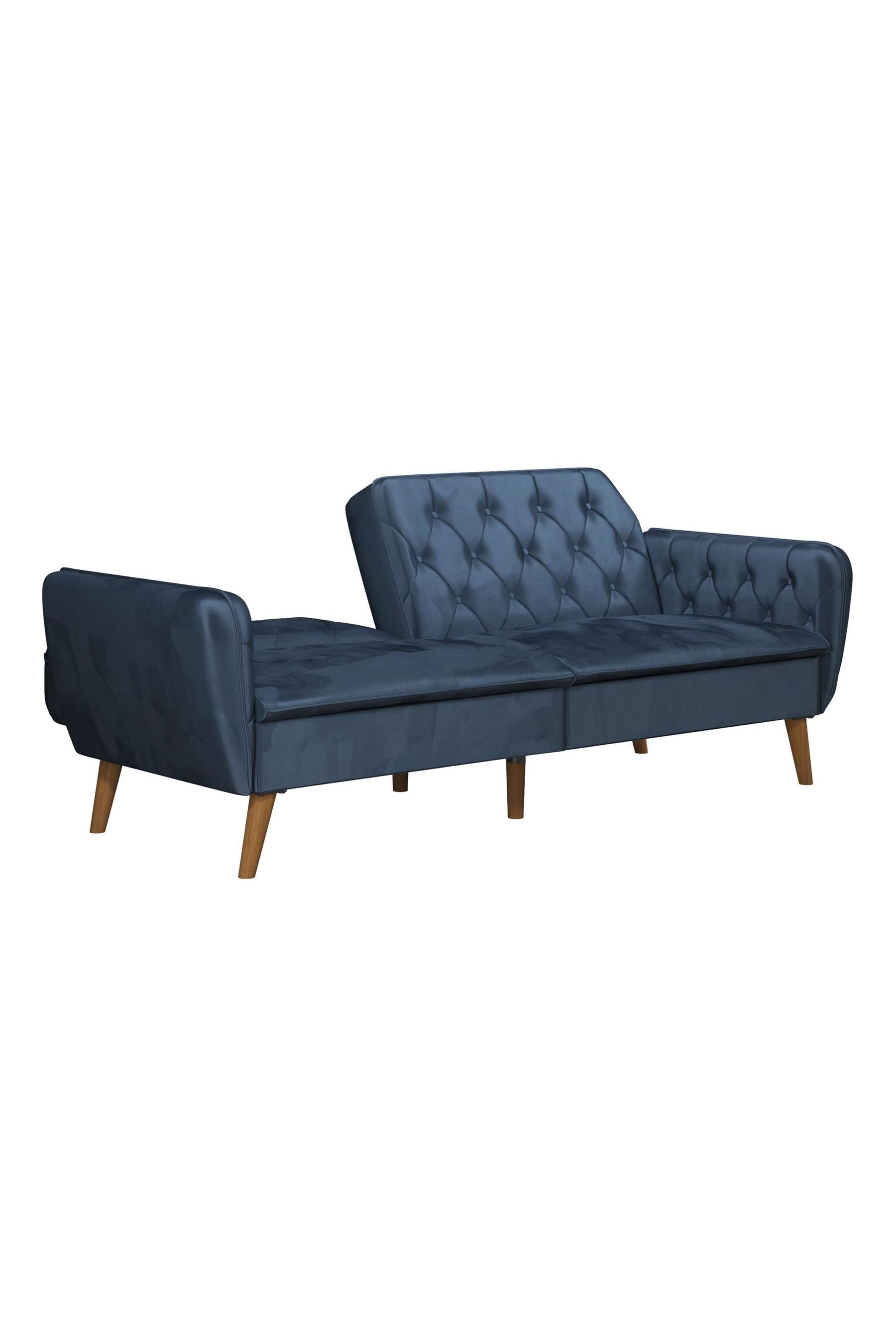 Buy Novogratz Tallulah Velvet Memory Foam Futon from the Next UK online