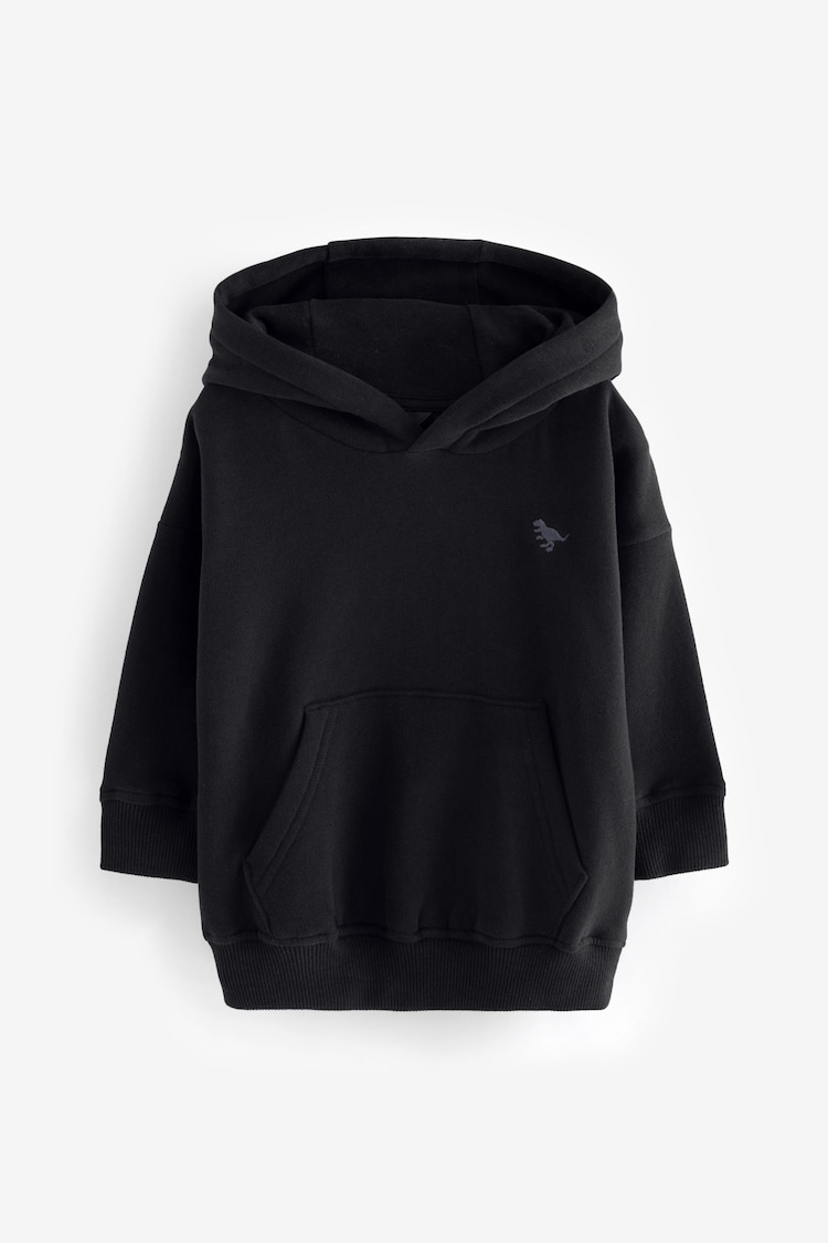 Black Long Sleeve Soft Touch Hoodie (3mths-7yrs) - Image 1 of 1