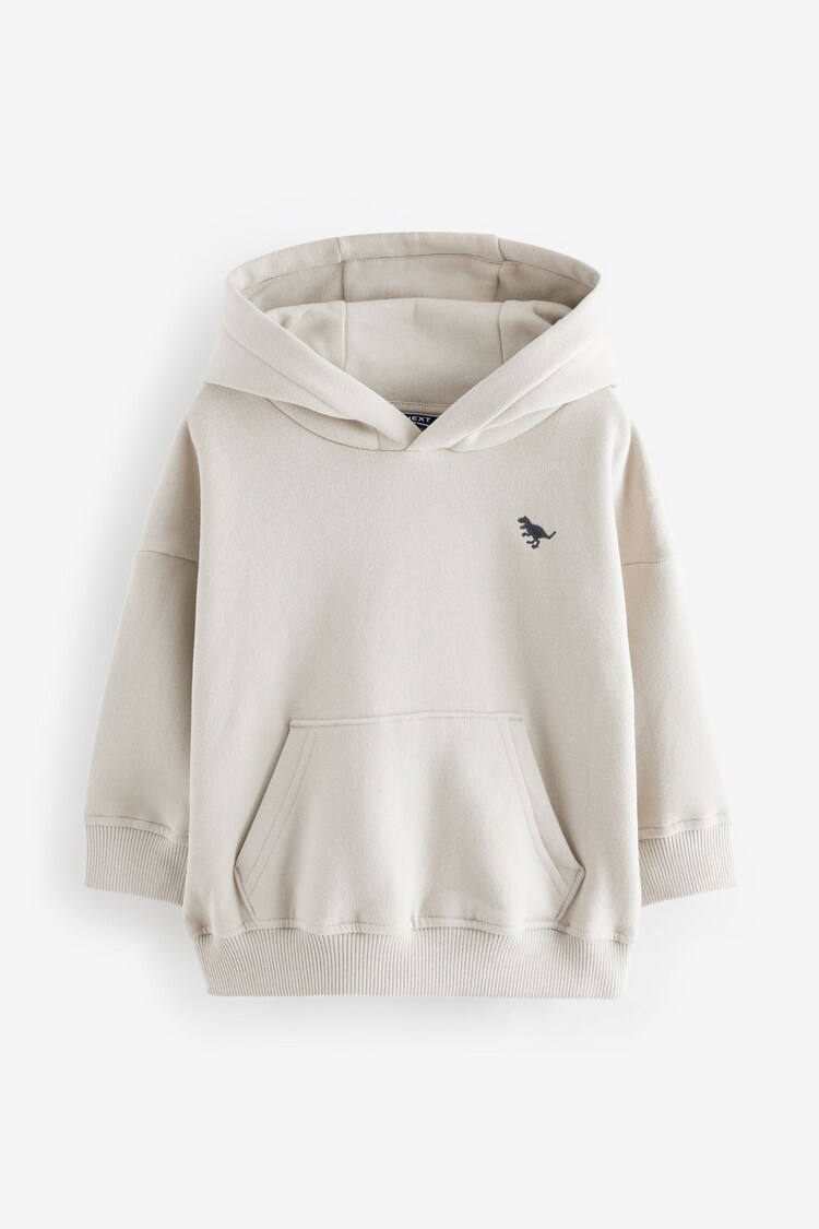 Light Grey Long Sleeve Soft Touch Hoodie (3mths-7yrs) - Image 1 of 1