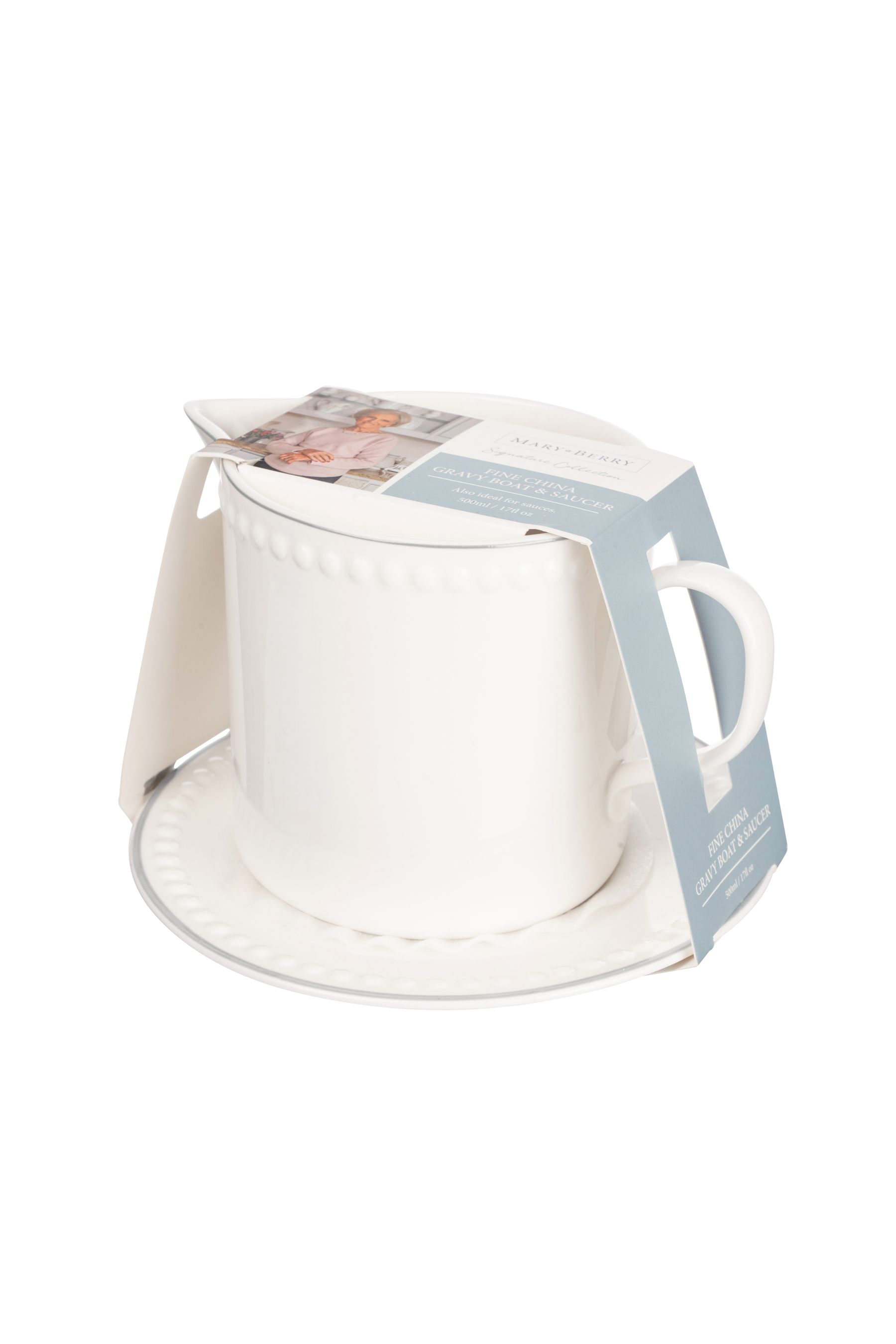 Buy Mary Berry White Signature Gravy Boat And Saucer from the Next UK online shop