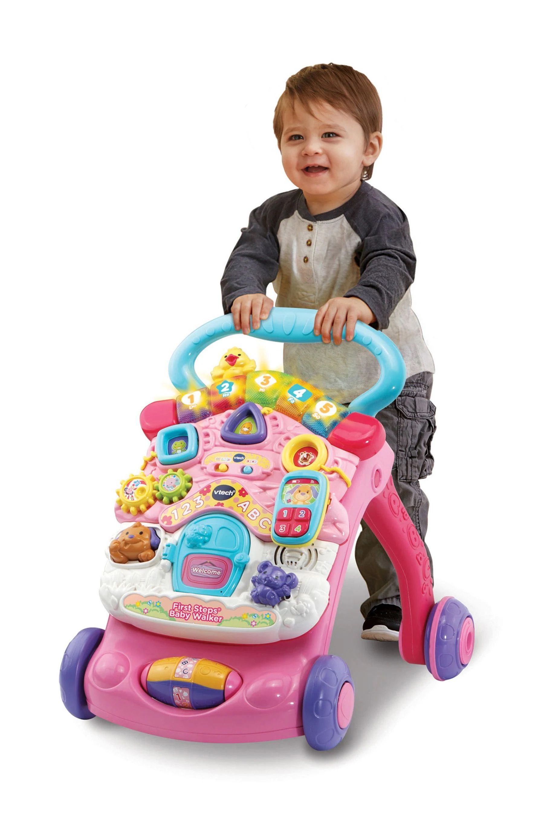 Buy VTech Pink First Steps Baby Walker 505653 from the Next UK online shop