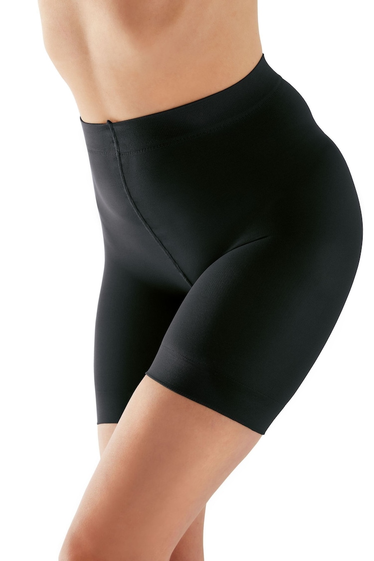 Pretty Polly 100 Denier Naturals Cooling Black Shorts 2 Pair Pack - Image 1 of 1