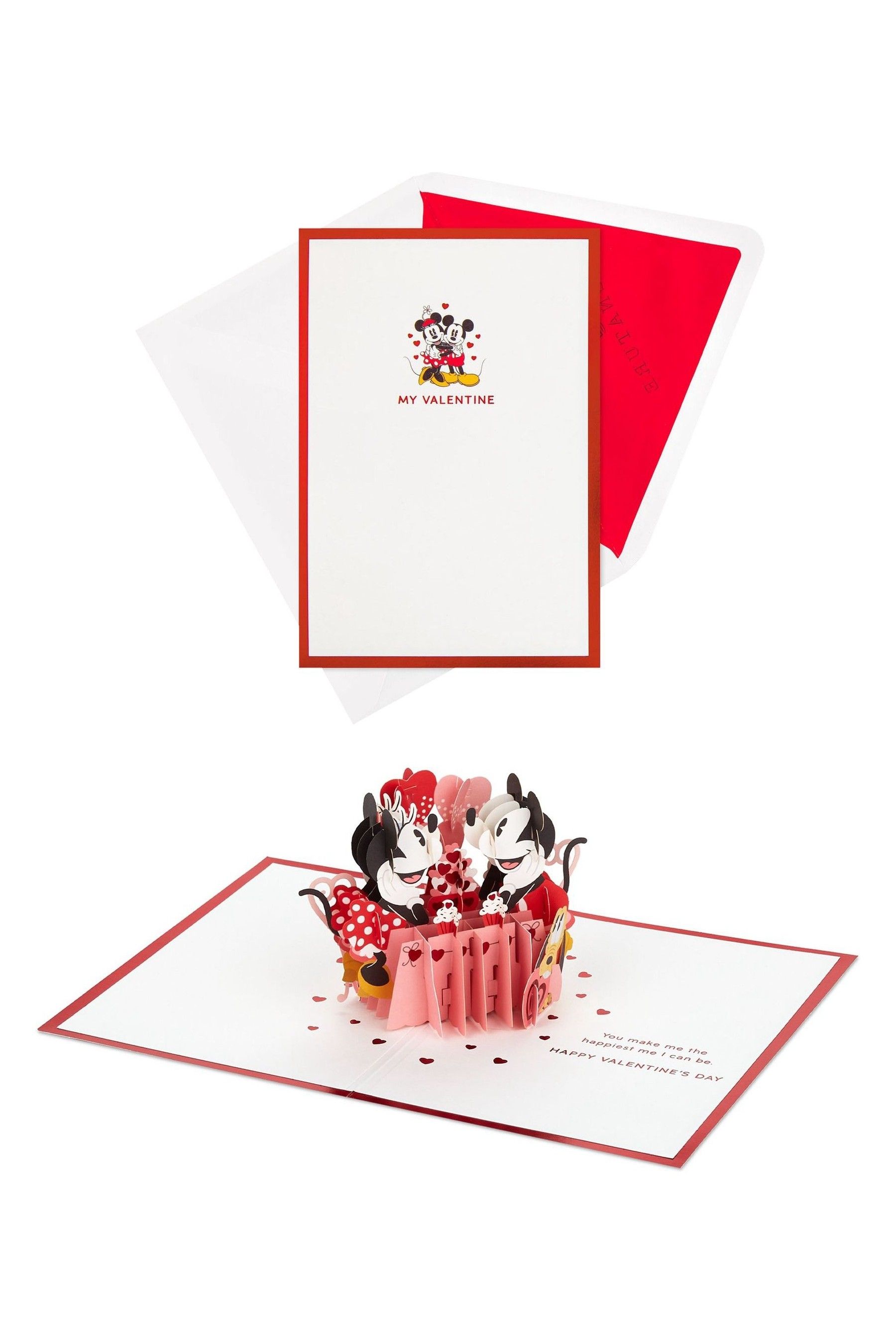 Buy Hallmark Multicoloured Disney Mickey Mouse Pop-Up Valentine's Day ...