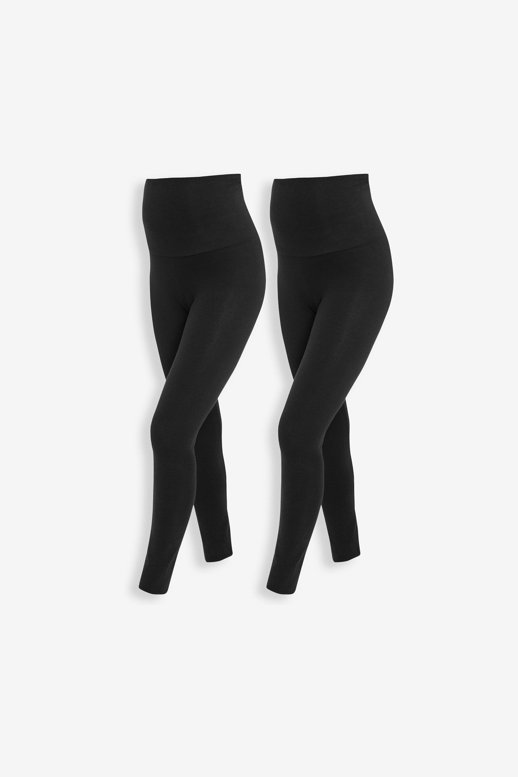 Buy JoJo Maman Bébé Black 2Pack Supersoft Maternity Leggings from the