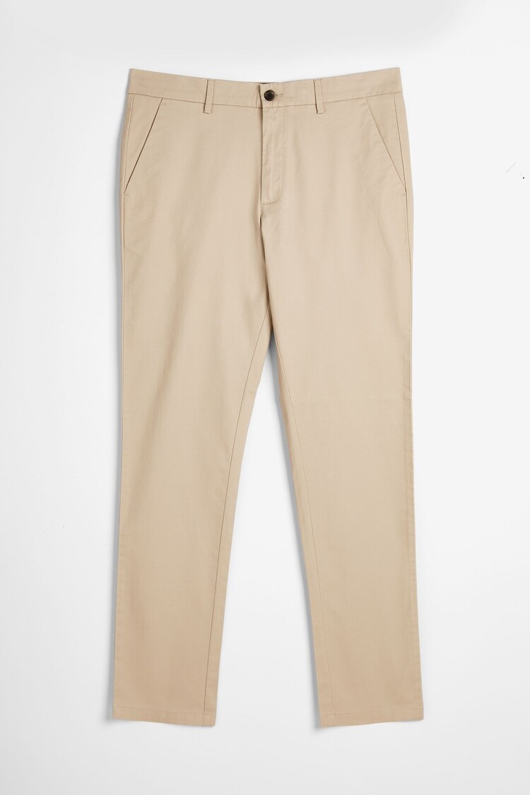 MOSS Natural Tailored Chino Trousers - Image 1 of 1