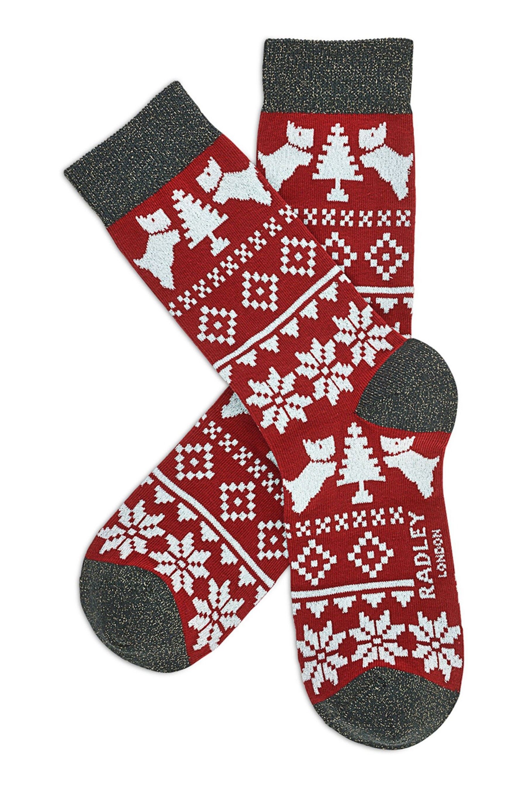 Buy Radley Festive Fairisle White Sock Set from the Next UK online shop