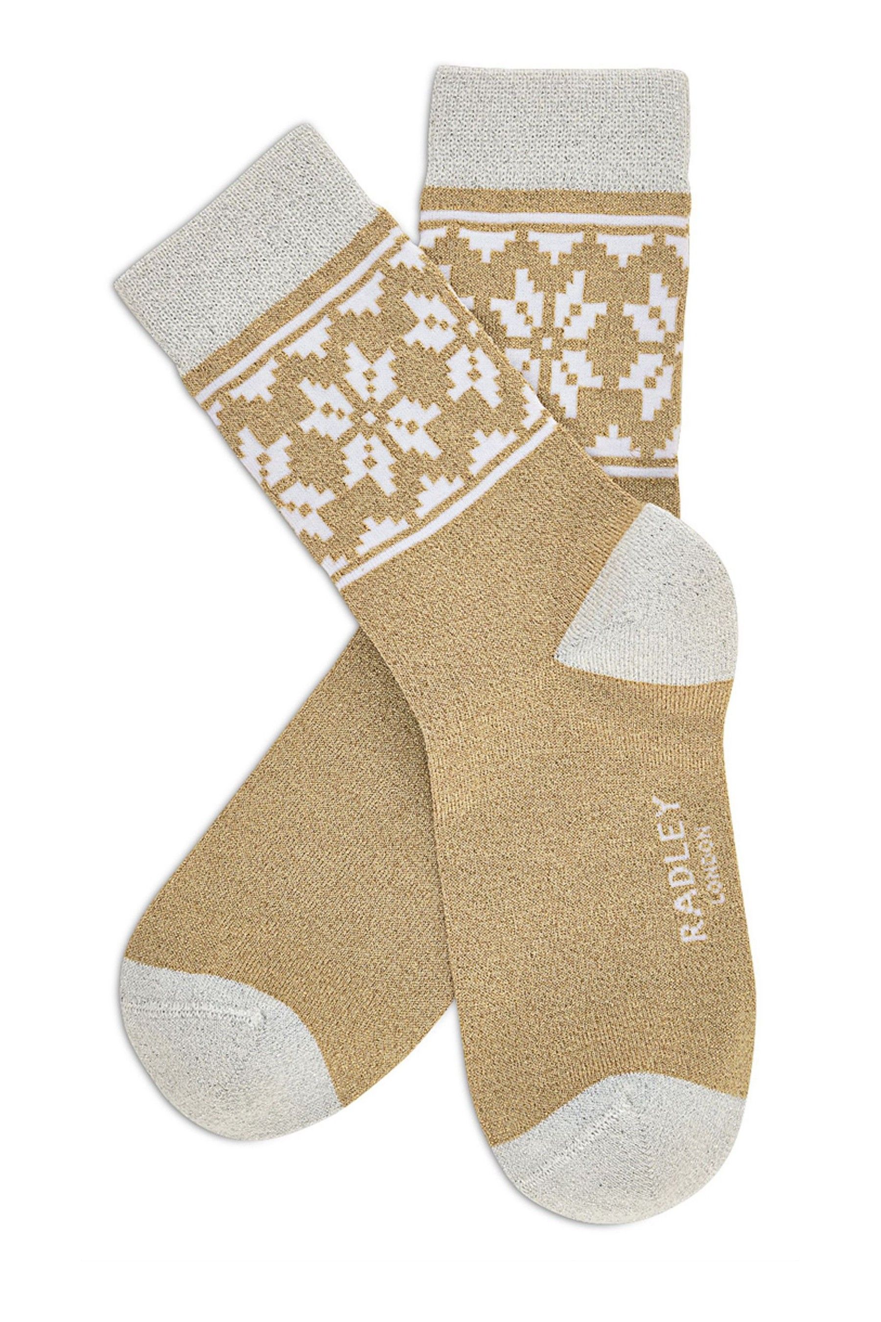 Buy Radley Festive Fairisle White Sock Set from the Next UK online shop