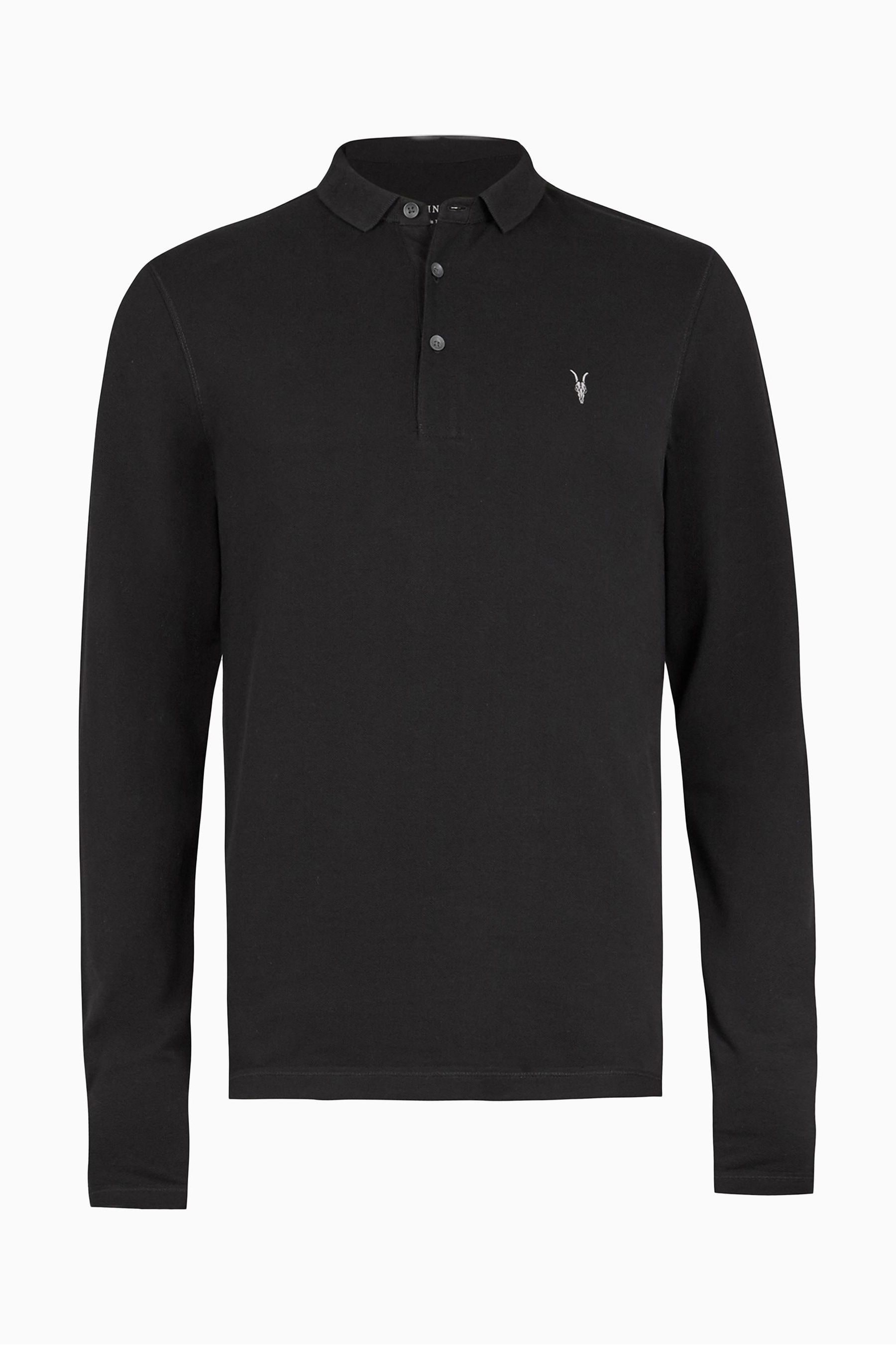 Buy AllSaints Black Reform Polo Shirt from the Next UK online shop