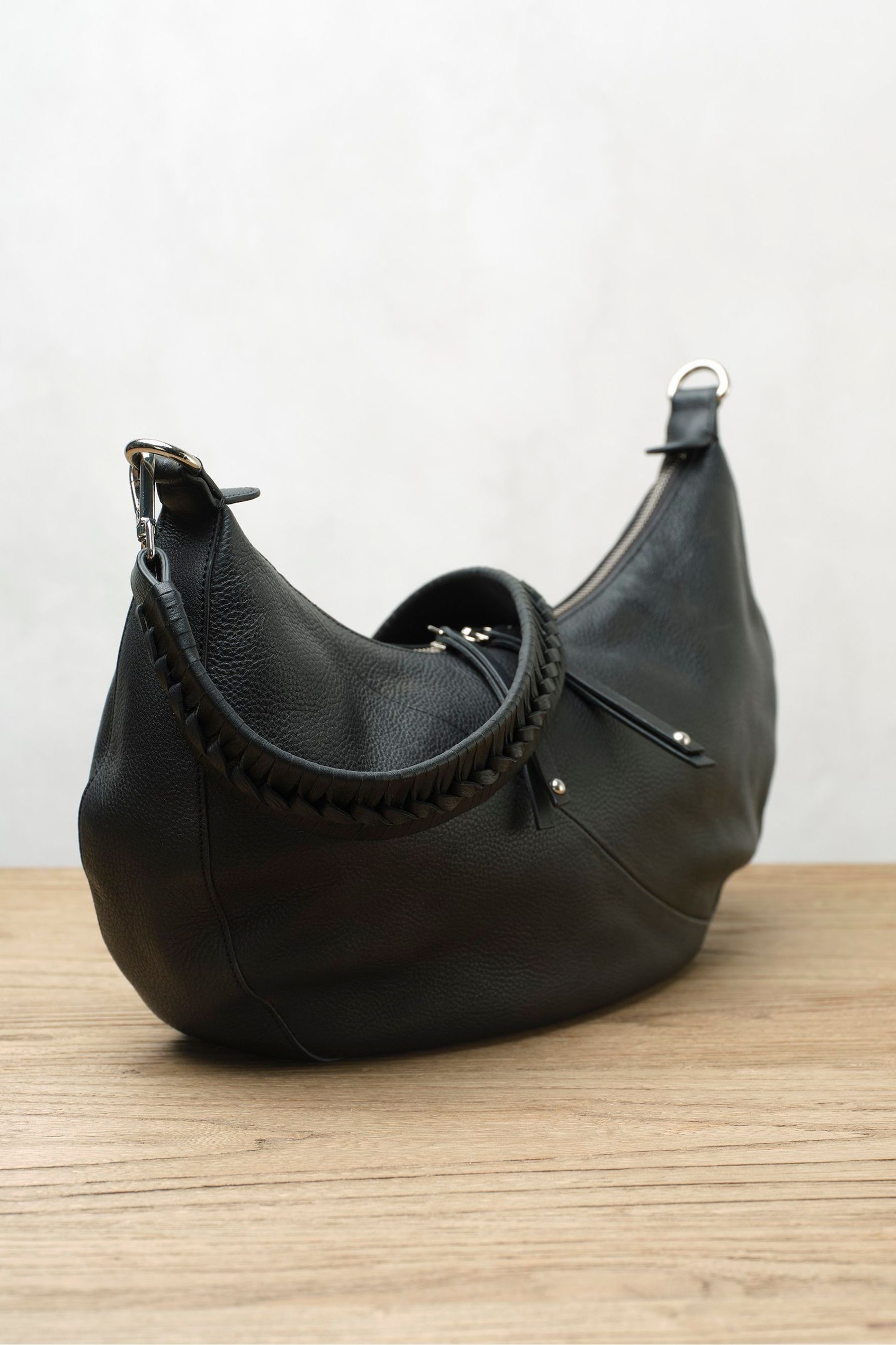 Buy Mint Velvet Black Blair Slouchy Bag from the Next UK online shop