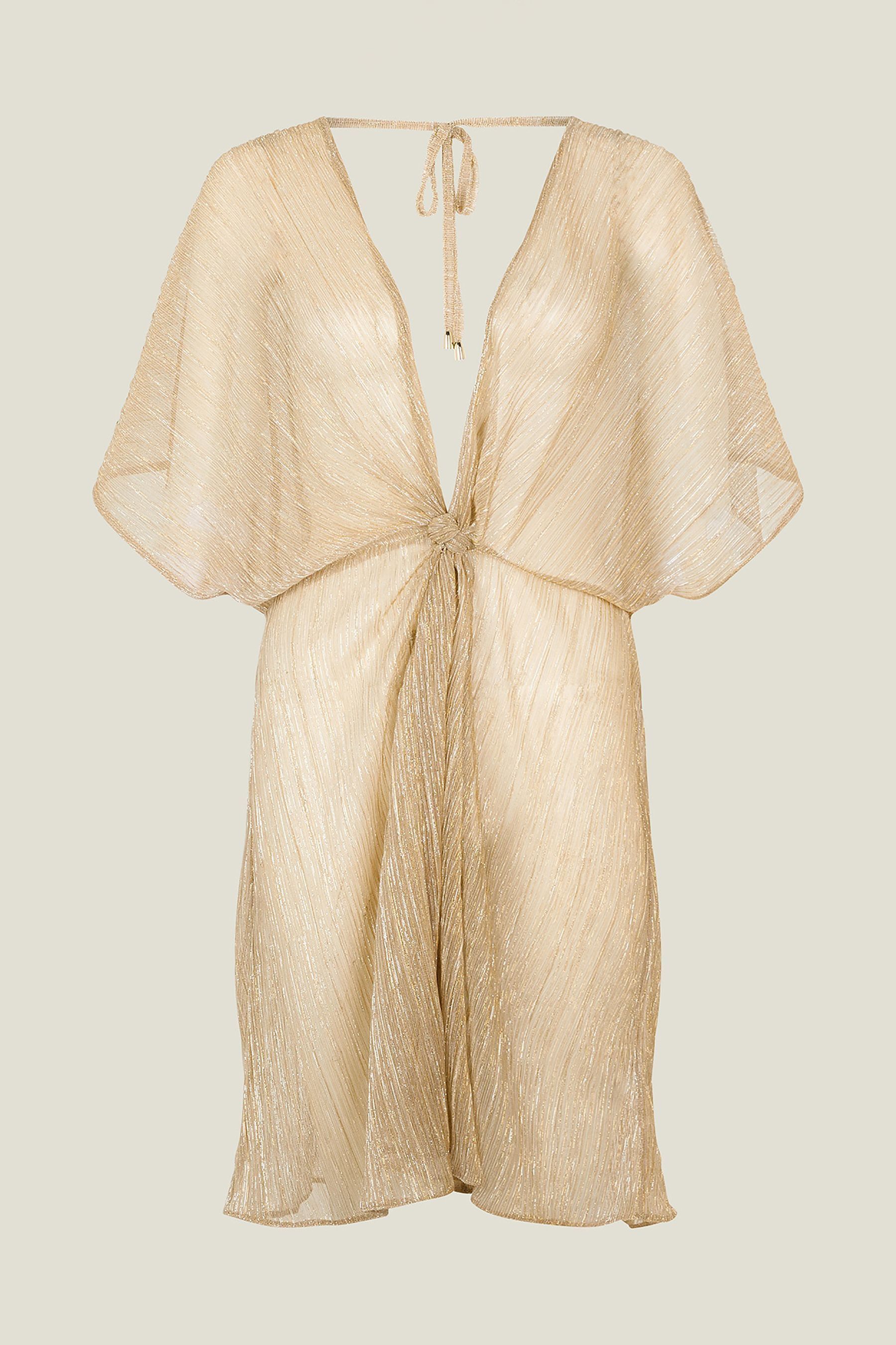 Buy Accessorize Gold Shimmer Kaftan from Next United Arab Emirates