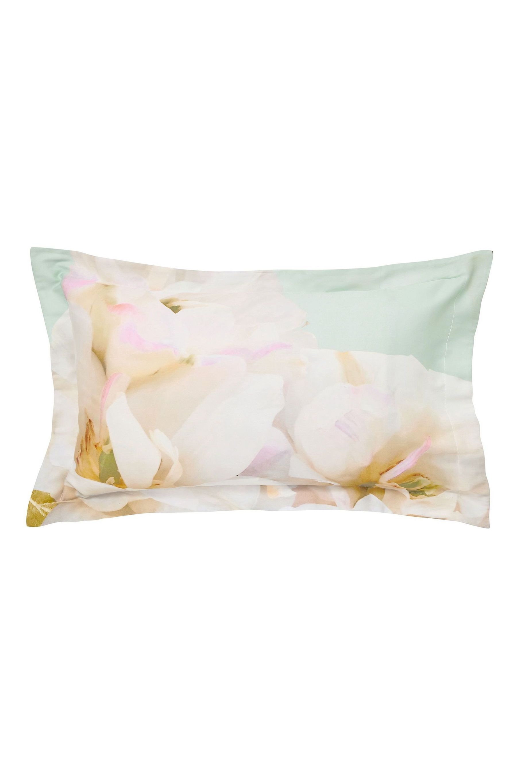 Buy Ted Baker Green Gardenia Floral Duvet Cover and Pillowcase Set from