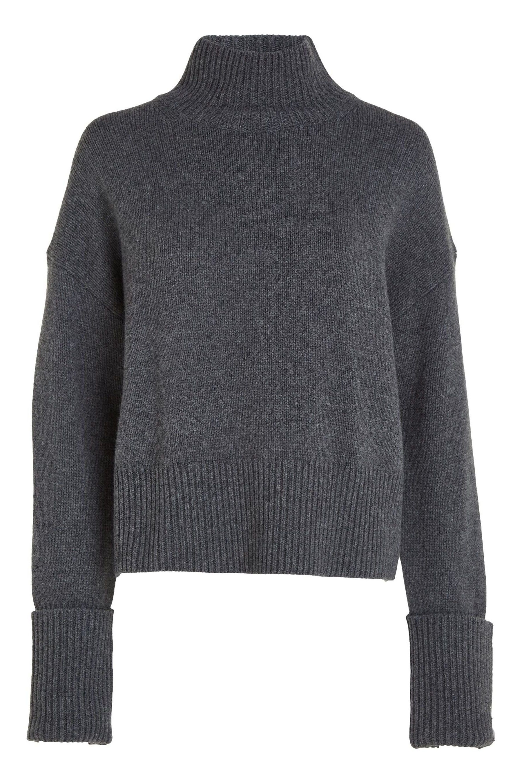 Buy Calvin Klein Cashmere Blend Turtleneck Black Sweater from Next Luxembourg