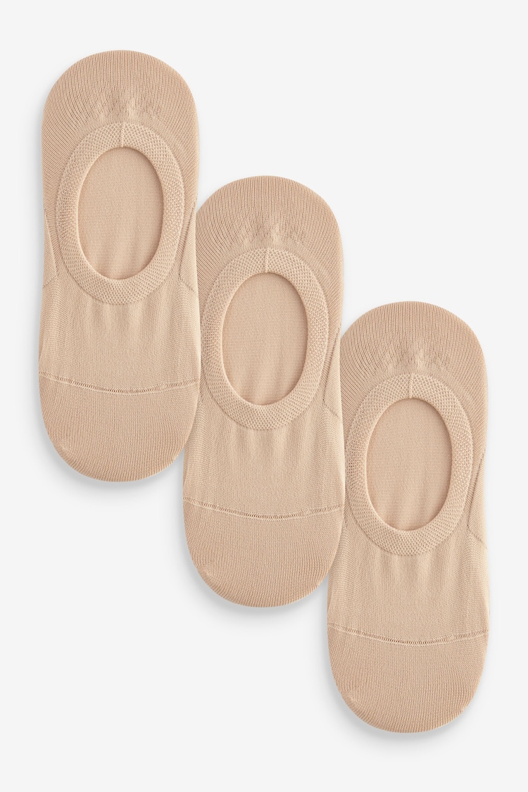 Nude Invisible Trainer Socks 3 Pack - Image 1 of 1