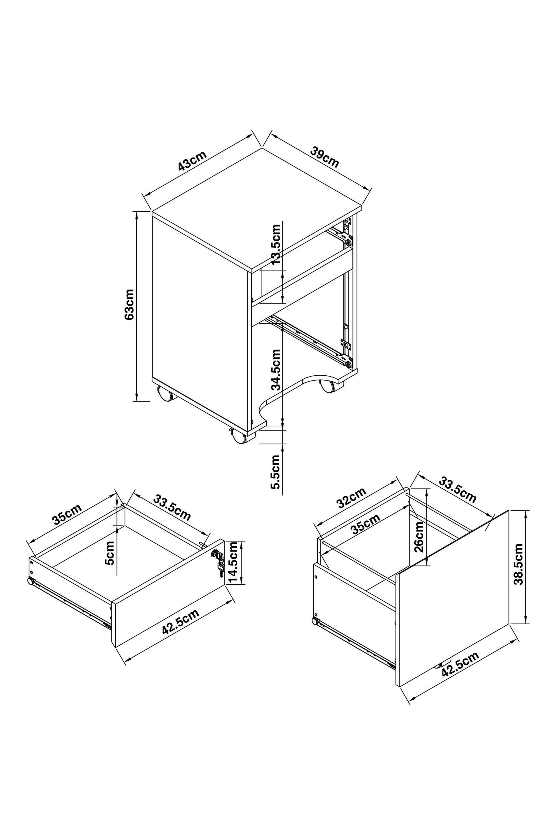 Buy Dark Bronx Oak Effect Filing from the Next UK online shop