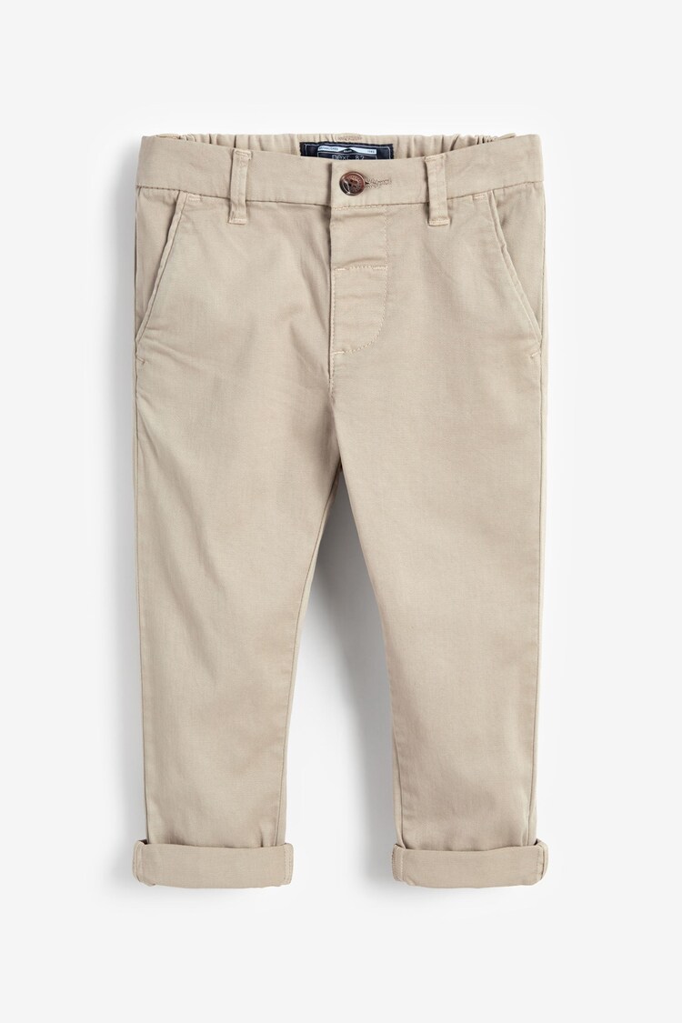 Stone Stretch Chinos Trousers (3mths-7yrs) - Image 1 of 1