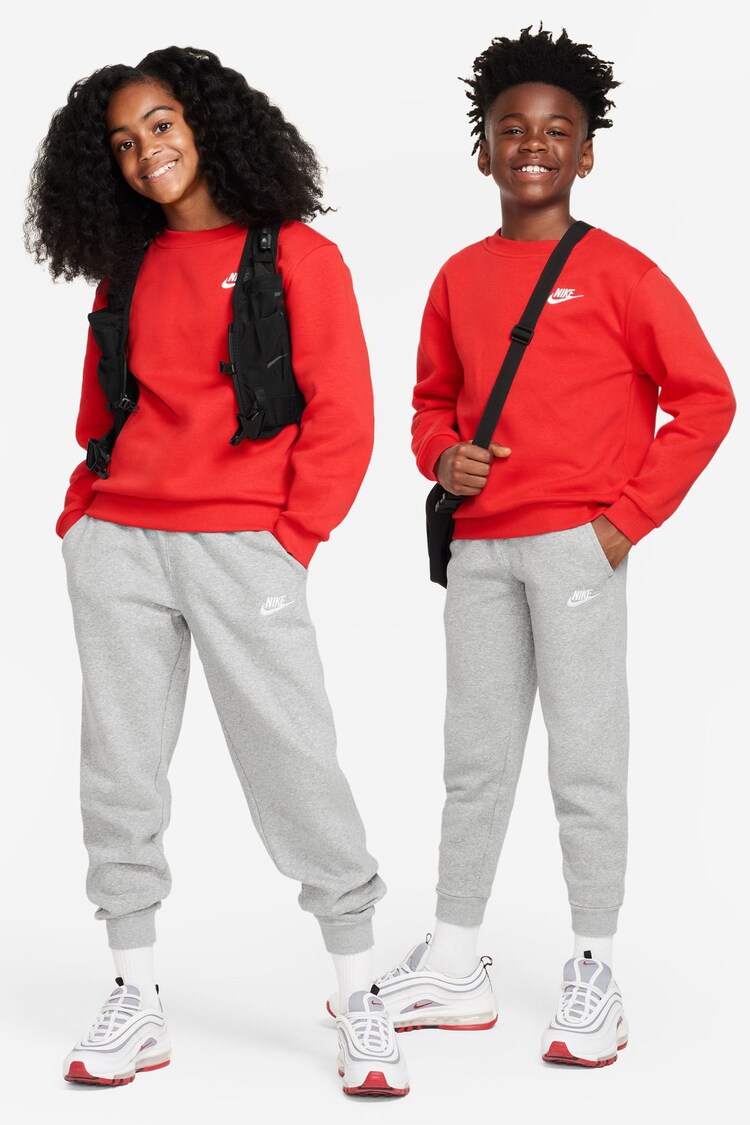 Nike Dark Grey Heather Club Fleece Joggers - Image 1 of 1