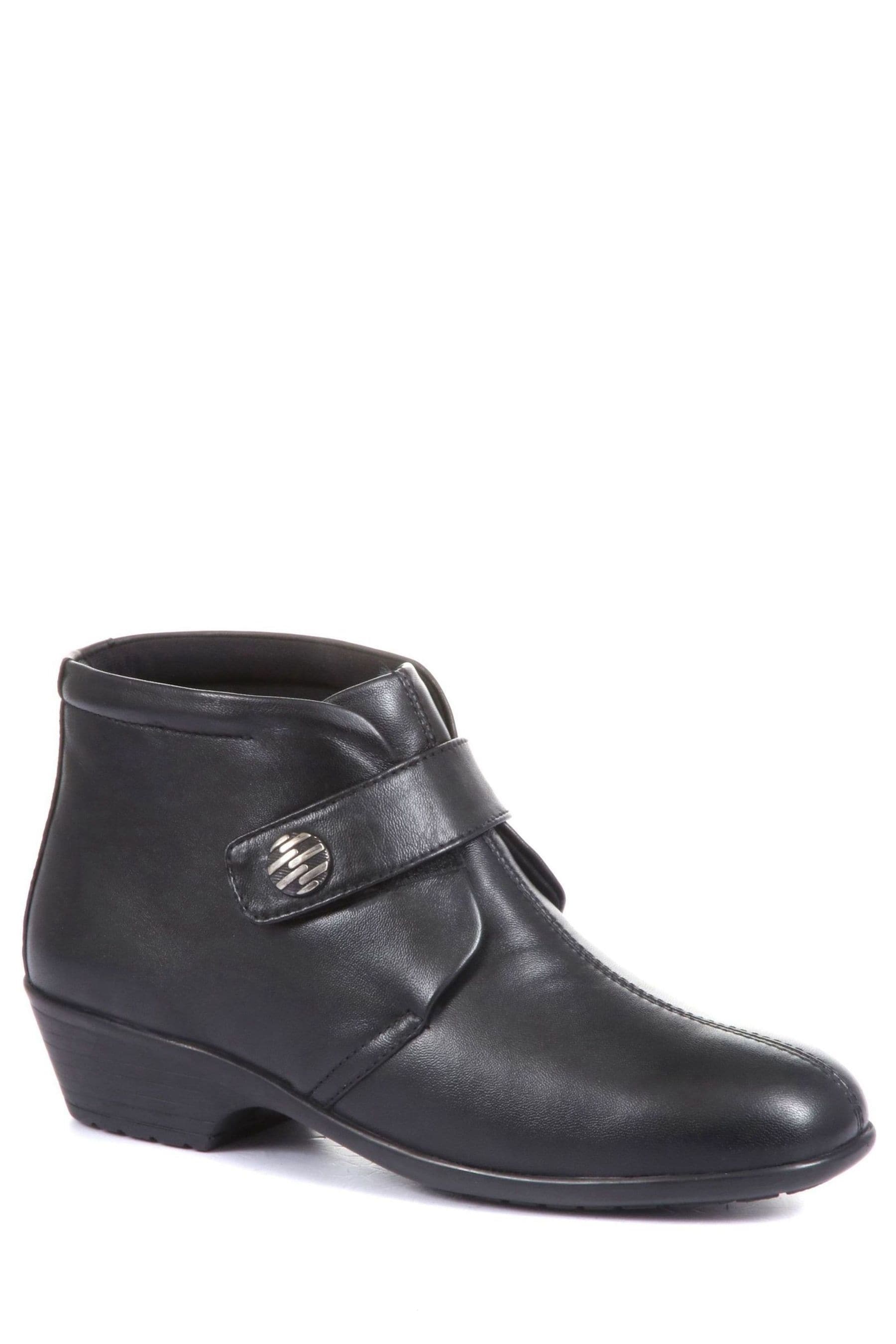 Buy Pavers Wide Fit Leather Ladies Ankle Boots from Next USA