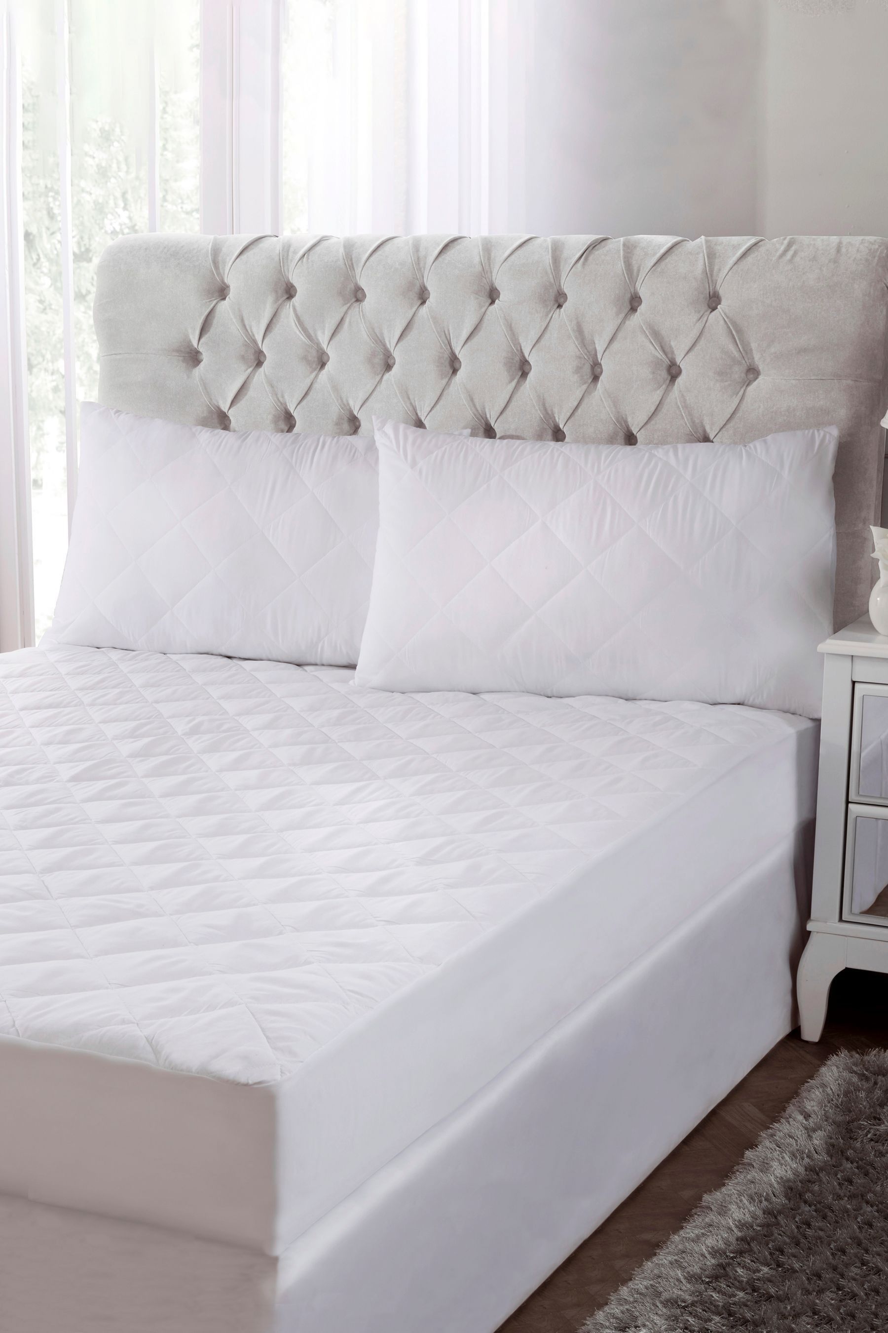 Buy BHS Luxury Cotton Extra Deep Mattress Protector from the Next UK online shop
