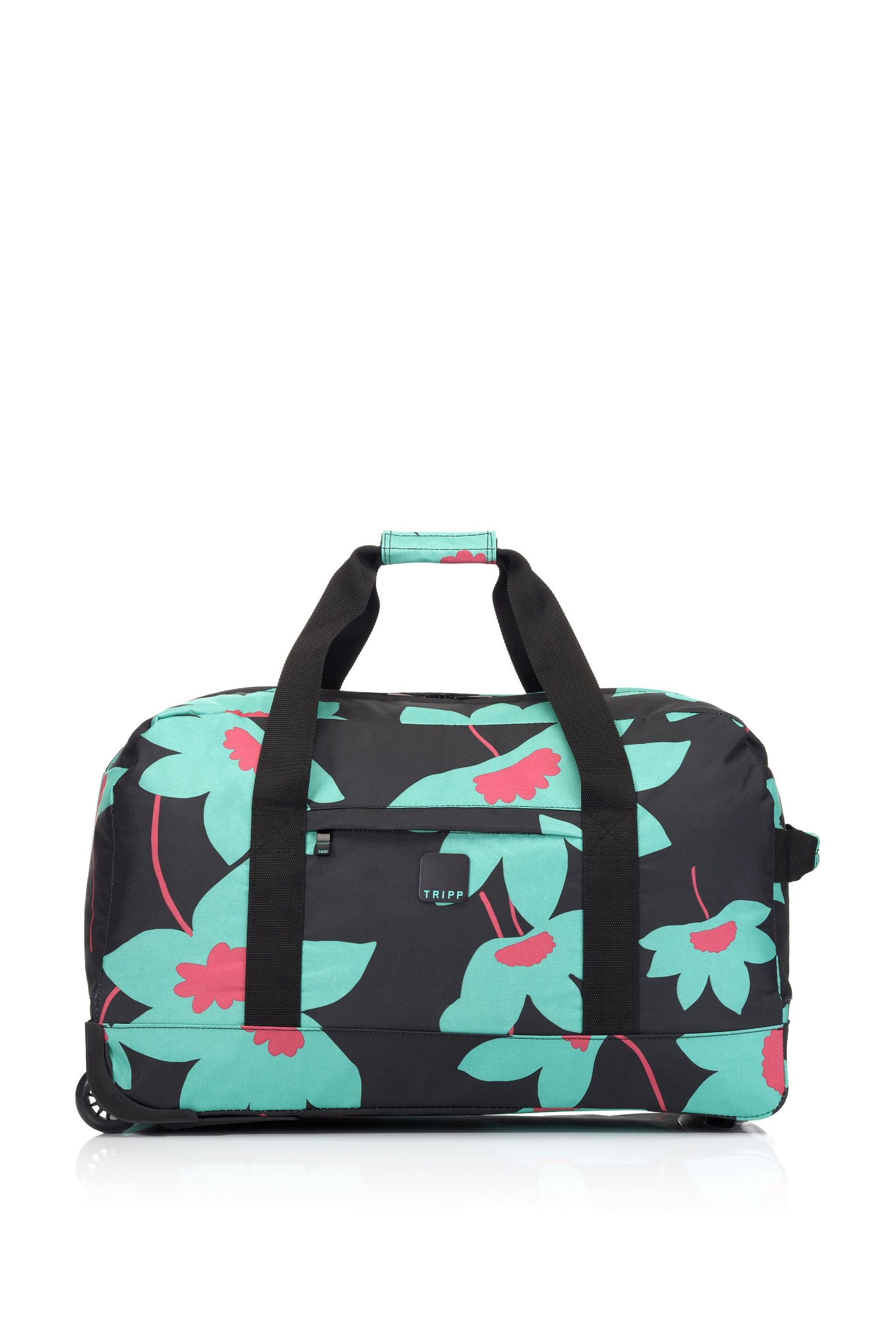 Buy Tripp Large Slate Grey And Cool Mint Azalea Wheel Duffle Bag from