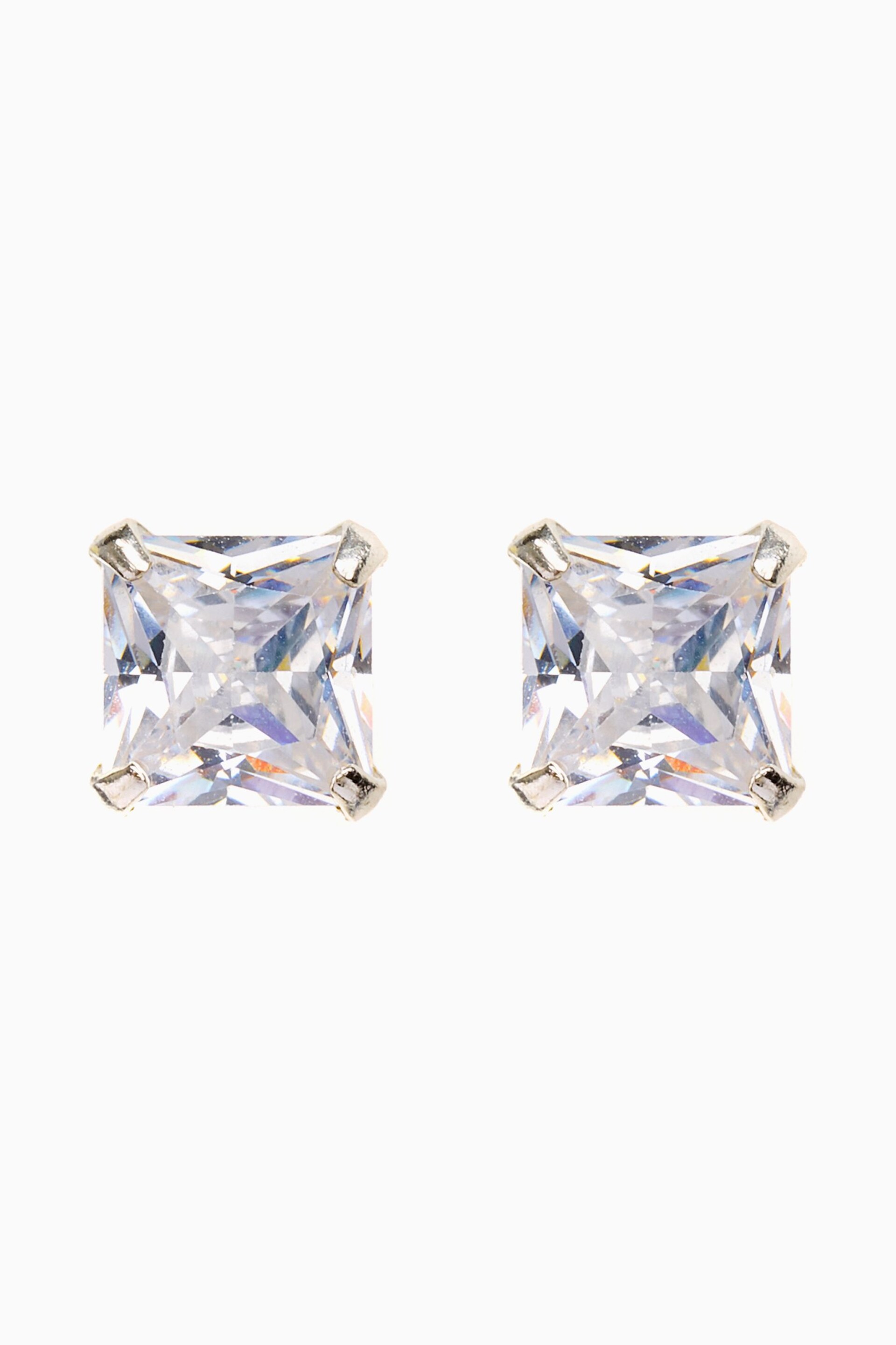 Sterling Silver Cubic Zirconia Stud Earrings - Image 1 of 1