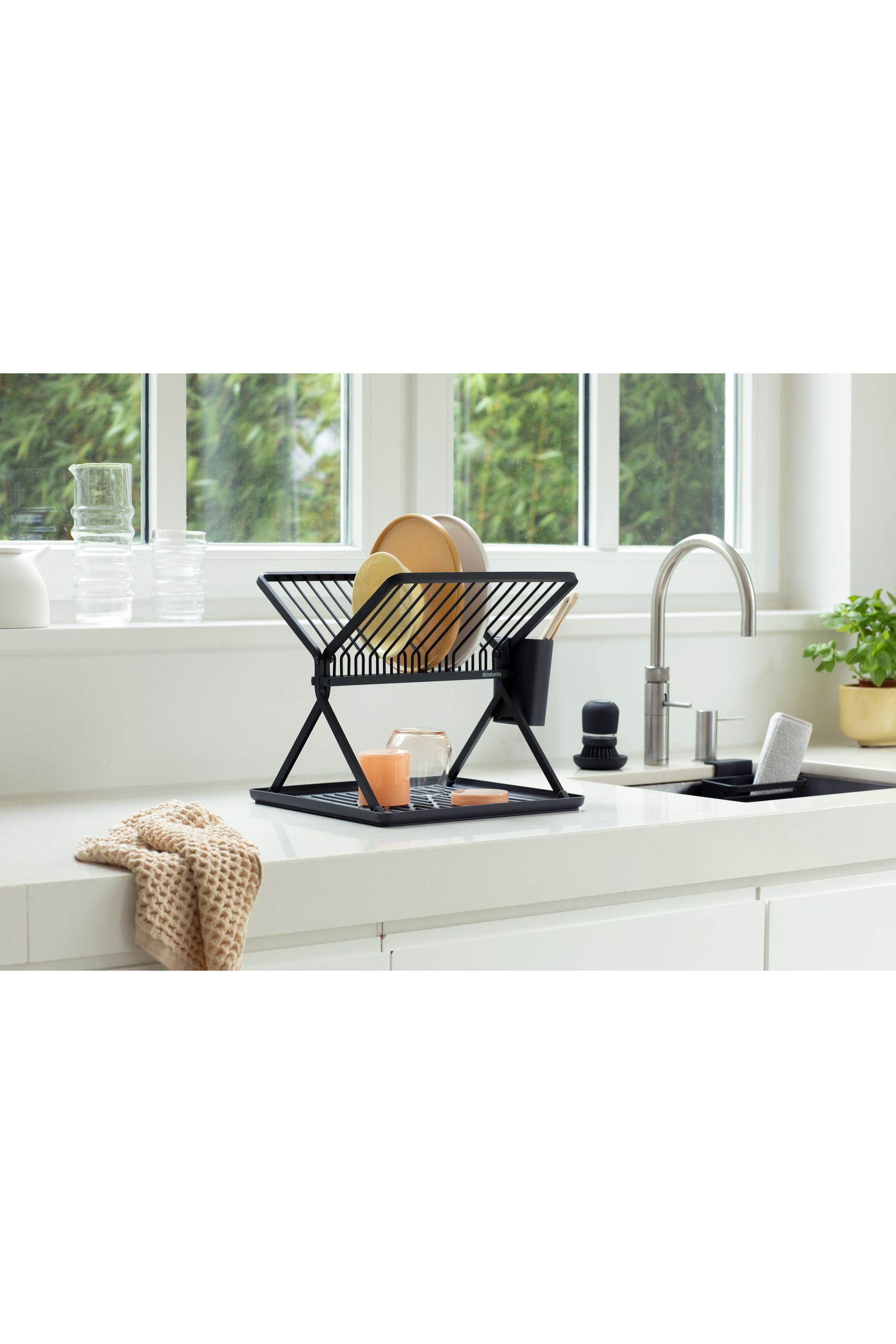 Buy Brabantia Grey Foldable Dish Rack Large from the Next UK online shop