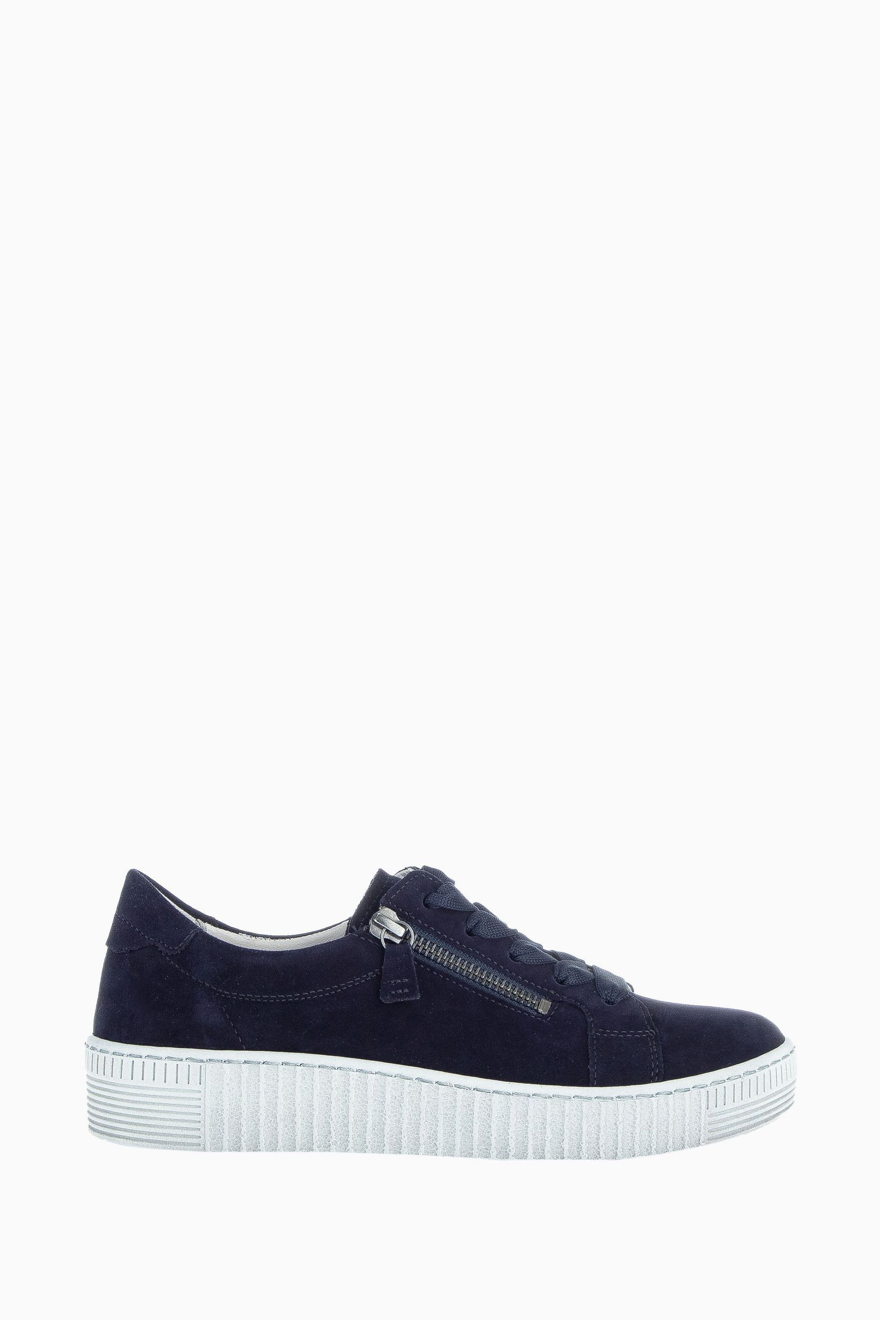 Buy Gabor Blue Wisdom tte Suede Casual Trainers from the Next UK online shop