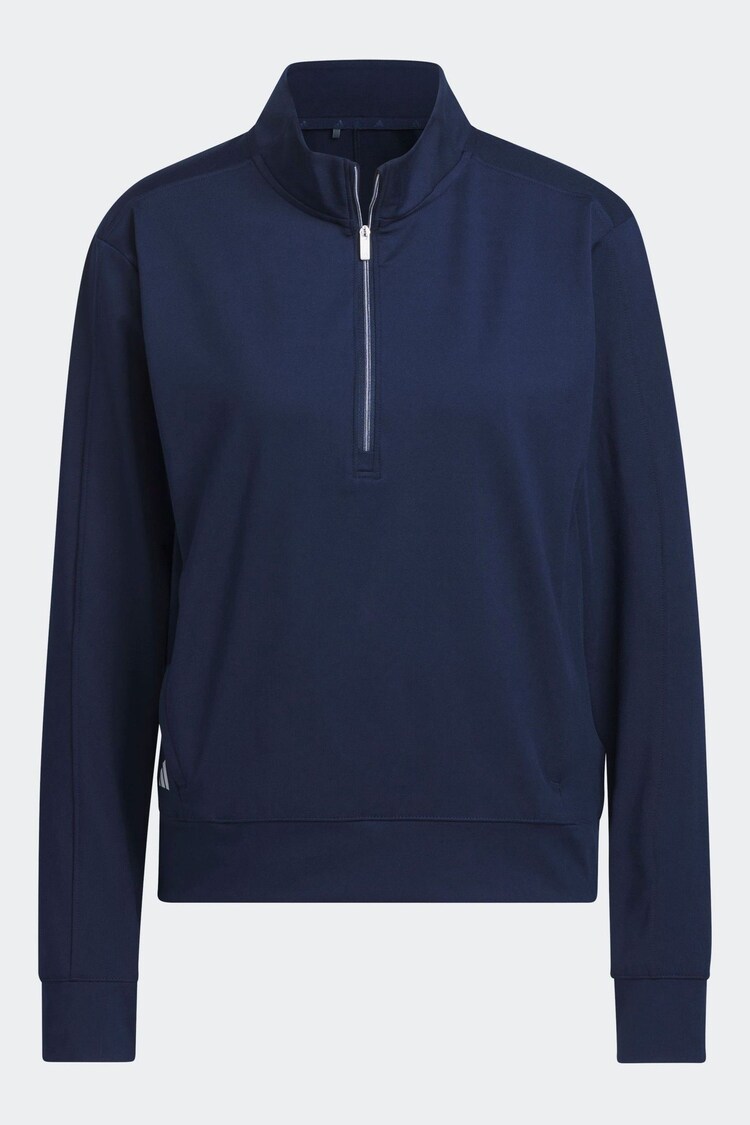 adidas Golf Navy Ultimate365 Half Zip Layering Top - Image 1 of 1