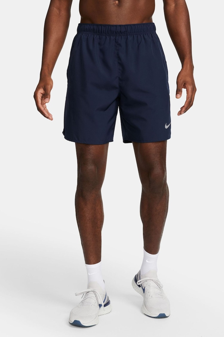 Nike Navy Blue 7 Inch Dri-FIT Challenger 9 inch Unlined Running Shorts - Image 1 of 1
