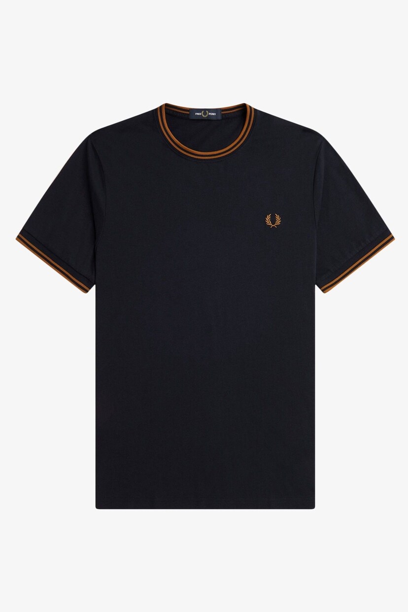 Fred Perry Twin Tipped Logo T-Shirt - Image 1 of 1