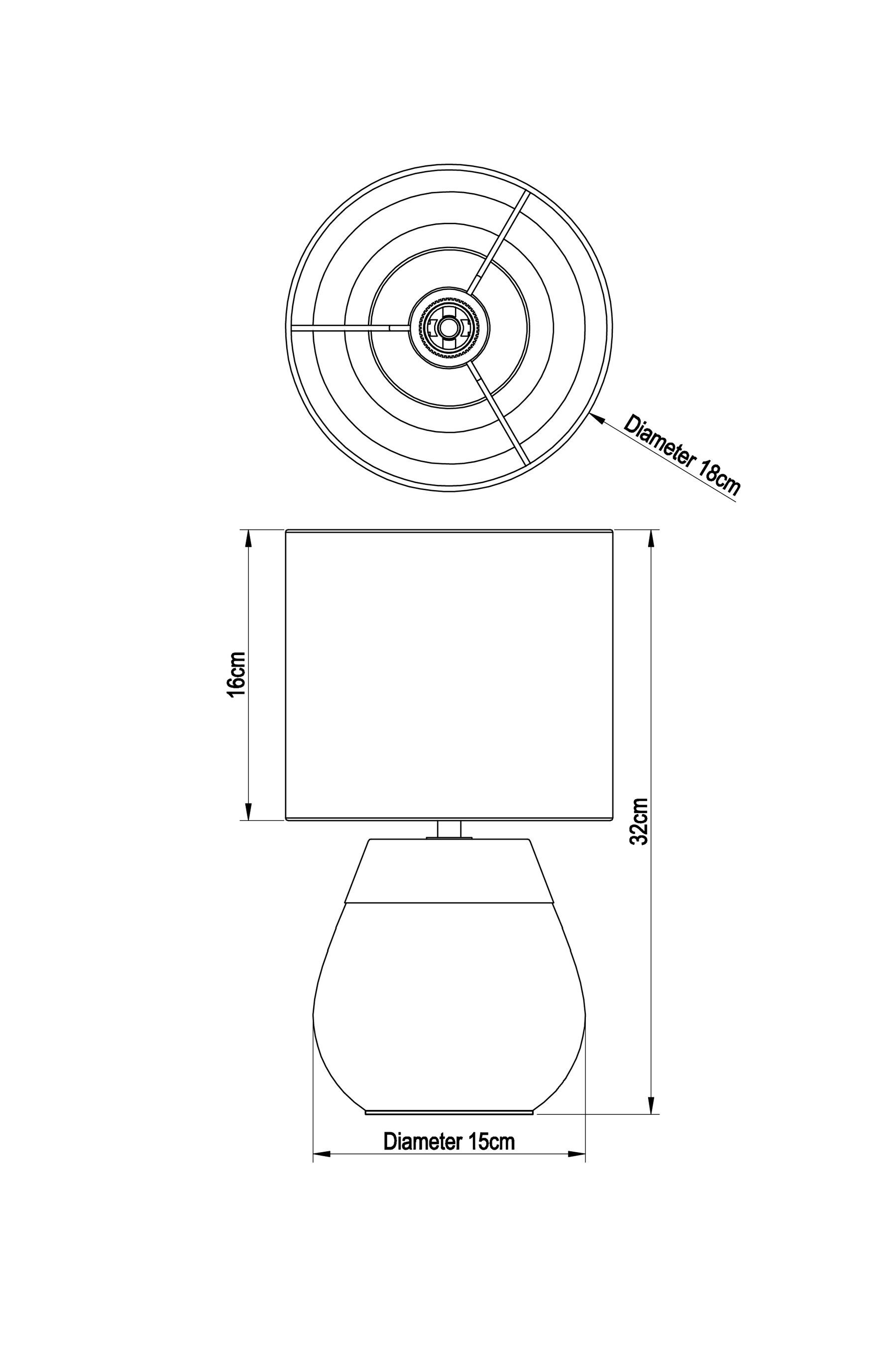 Buy Light Grey Kit Touch Table Lamp from the Next UK online shop