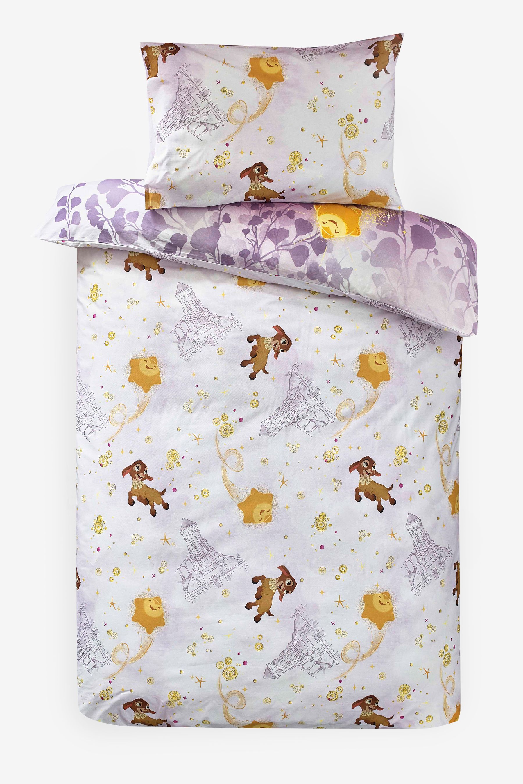 Buy Reversible 100 Cotton Duvet Cover and Pillowcase Set from Next Ireland