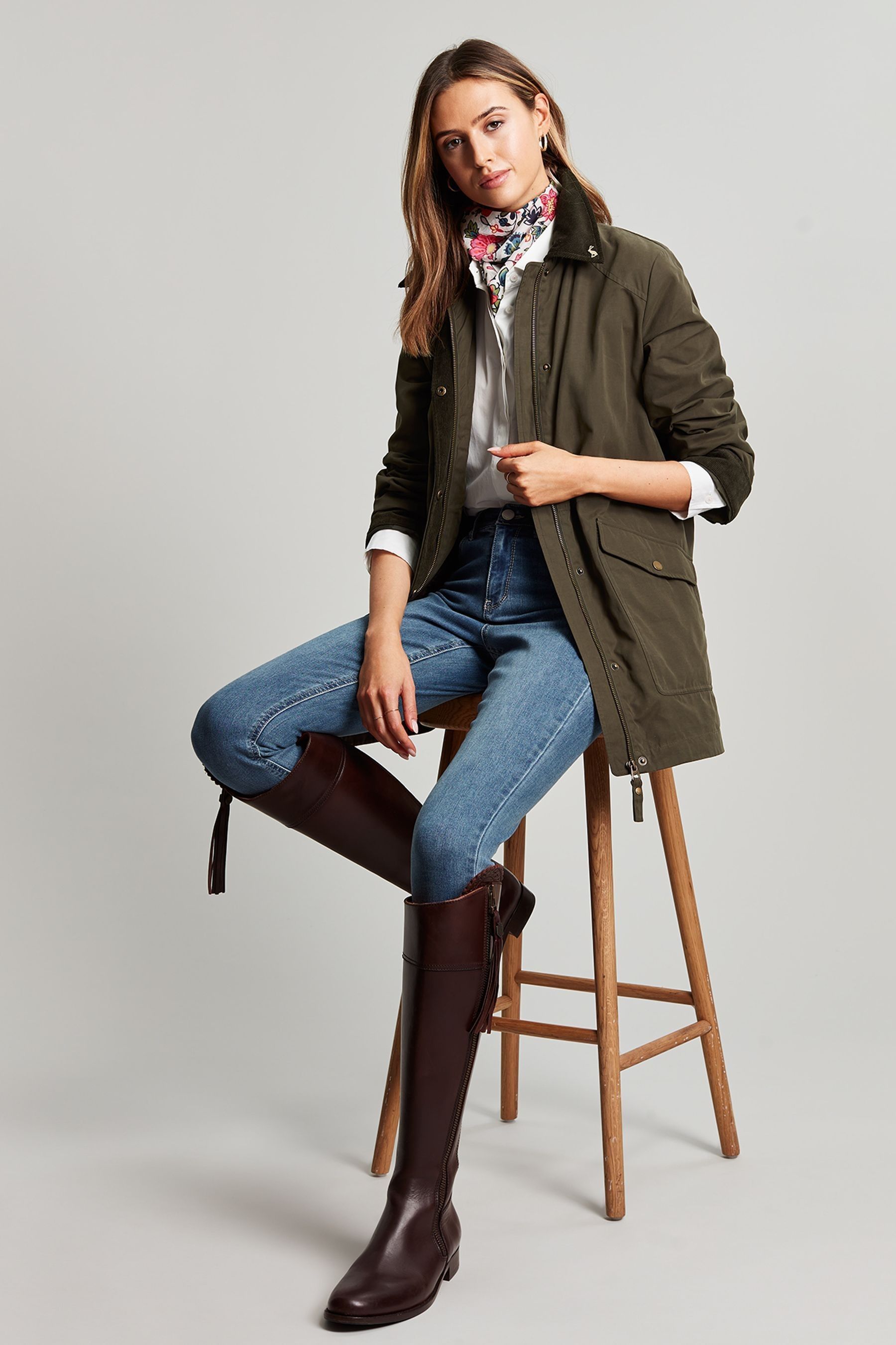 Buy Joules Green Montford Waxed Coast Jacket from Next Ireland