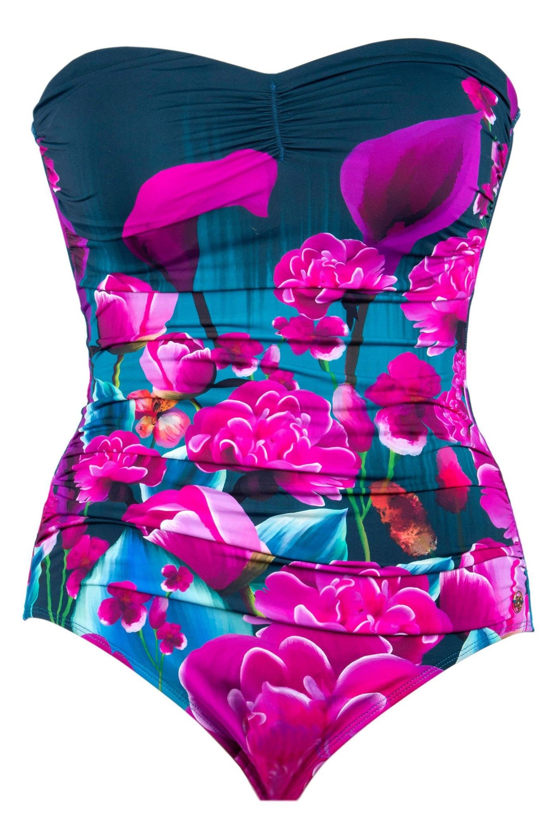 Buy Seaspray Green Honolulu Bandeau Tummy Control Longer Length