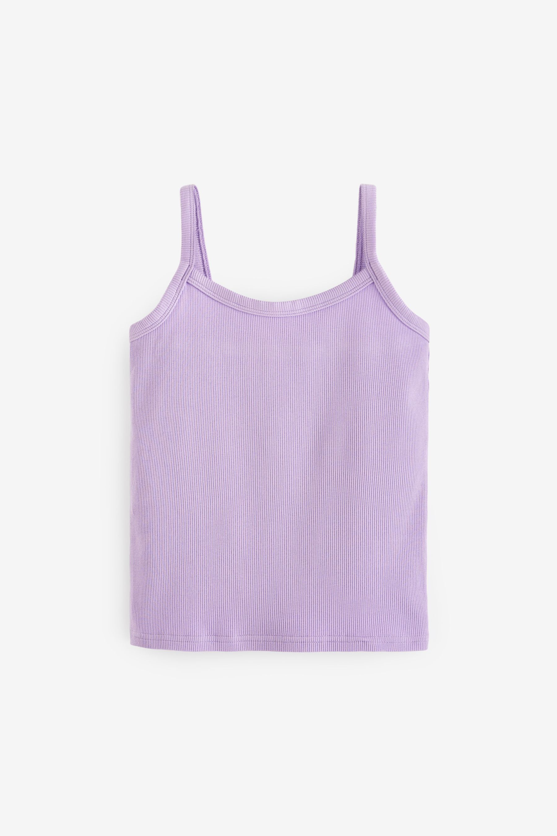 Pastel Pink Rib Vest main image 1