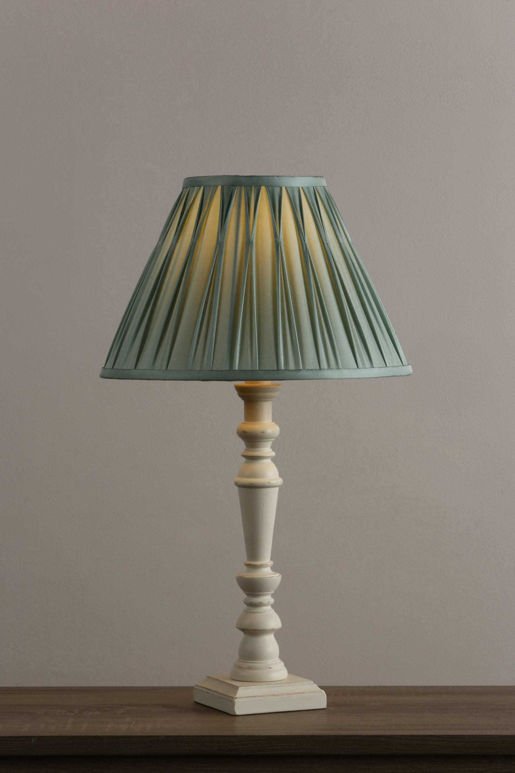 Buy Laura Ashley Tate Wood Painted Candlestick Table Lamp Base from the Laura Ashley online shop