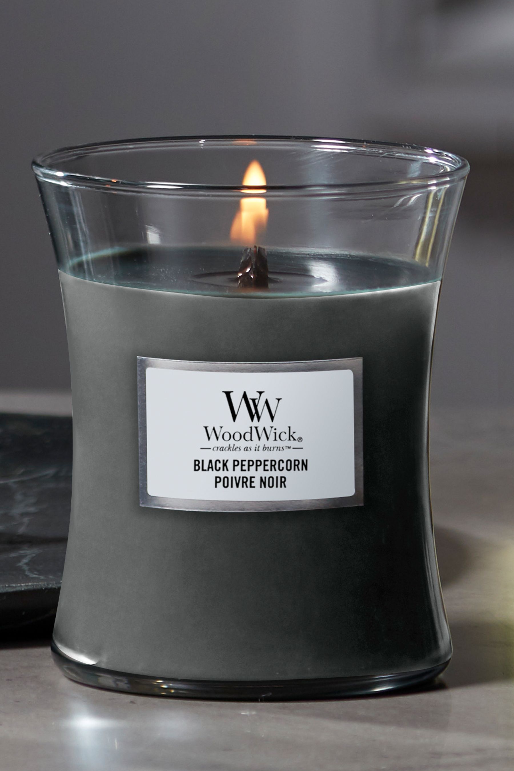 Buy Woodwick Medium Hourglass Scented Candle with Crackle Wick