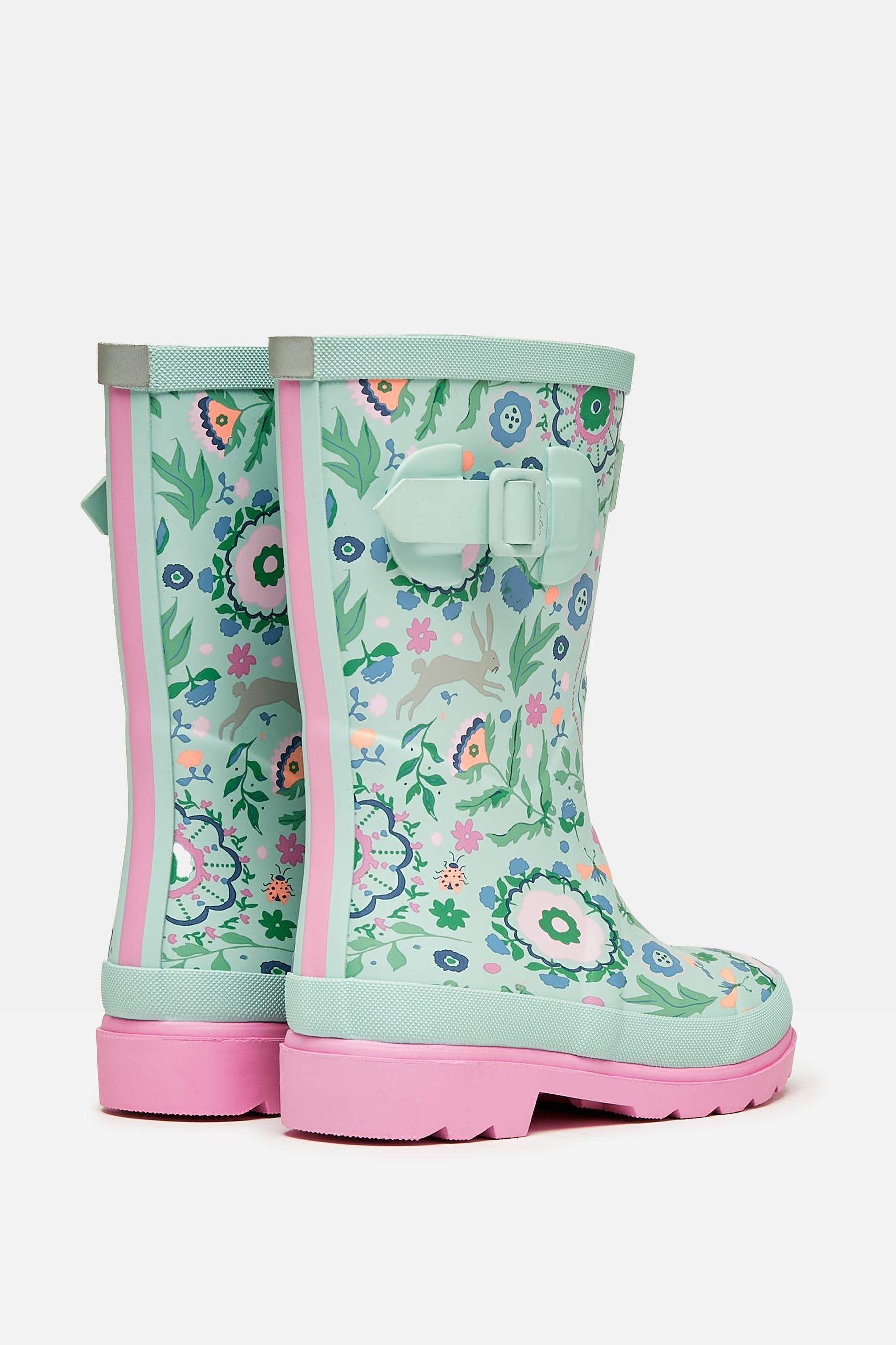 Joules Jnr Chilton Stivali In Gomma Donna - Impermeabili Con Stampe Disegnate A Mano - 3