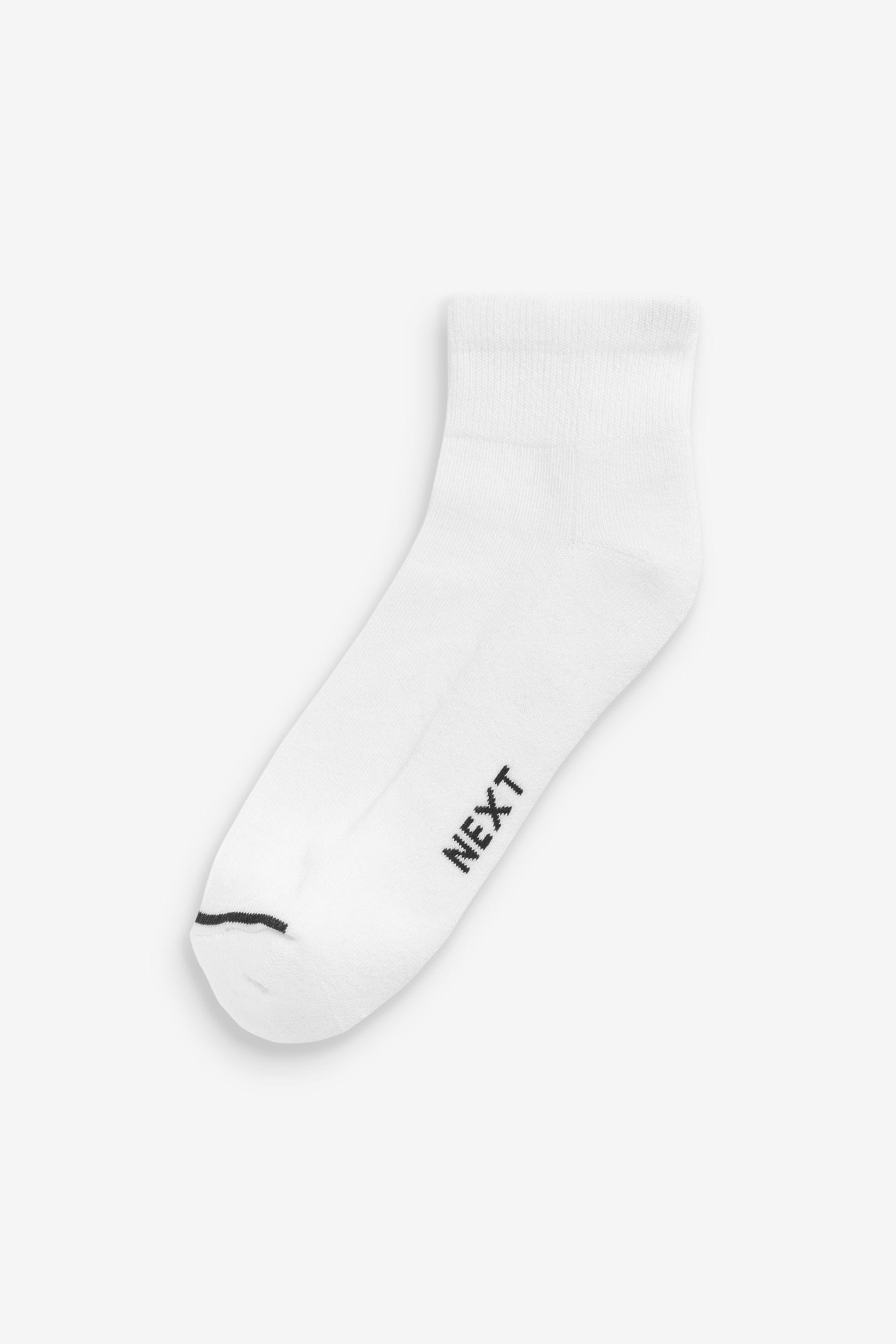 Buy Multi 5 Pack Cushioned Sole Mid Trainer Socks from the Next UK ...