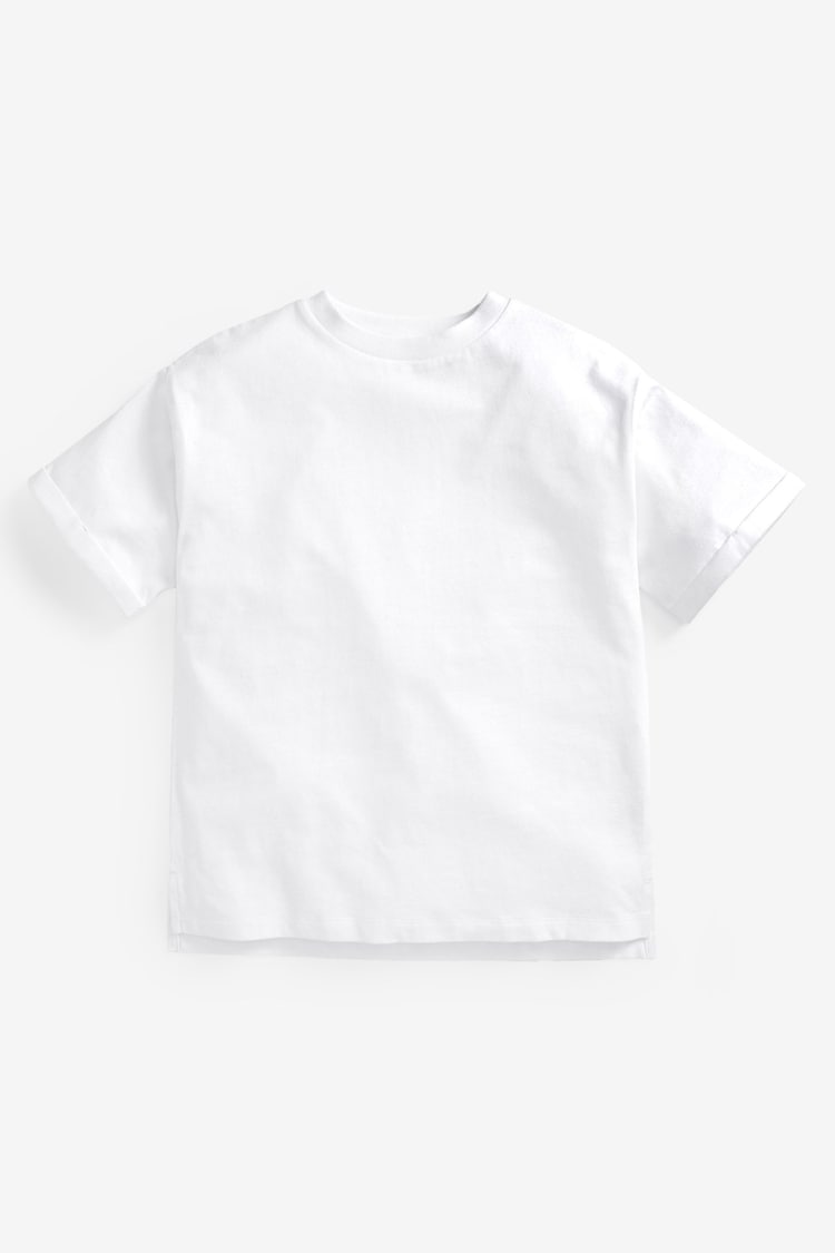 White Oversized T-Shirt (3-16yrs) - Image 1 of 1